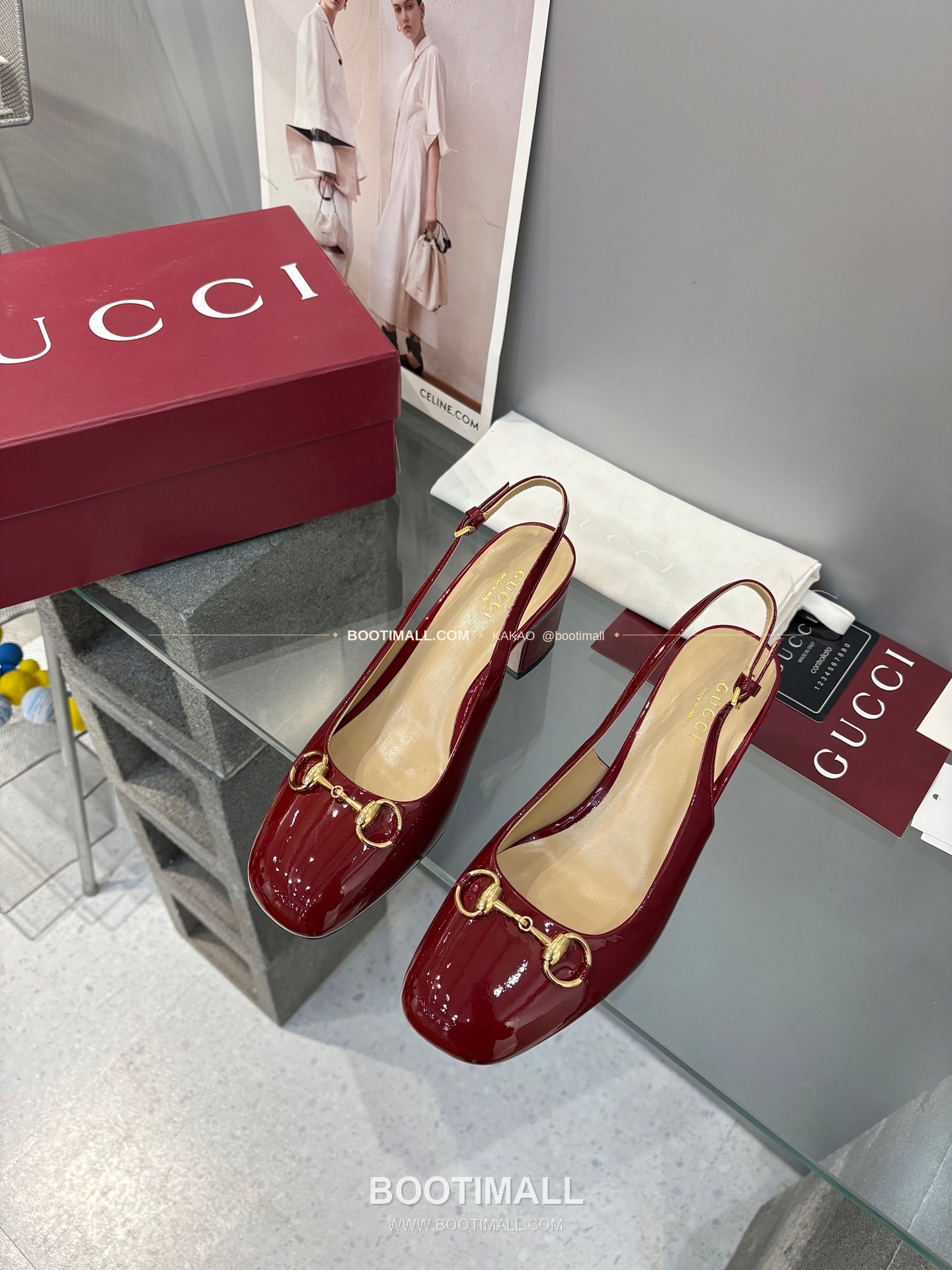 구찌 2026 페이턴트 레더 GG 메탈 스트랩 샌들 Gucci 2026 Patent Leather GG Metal Strap Black Sandals 5.5cm 1