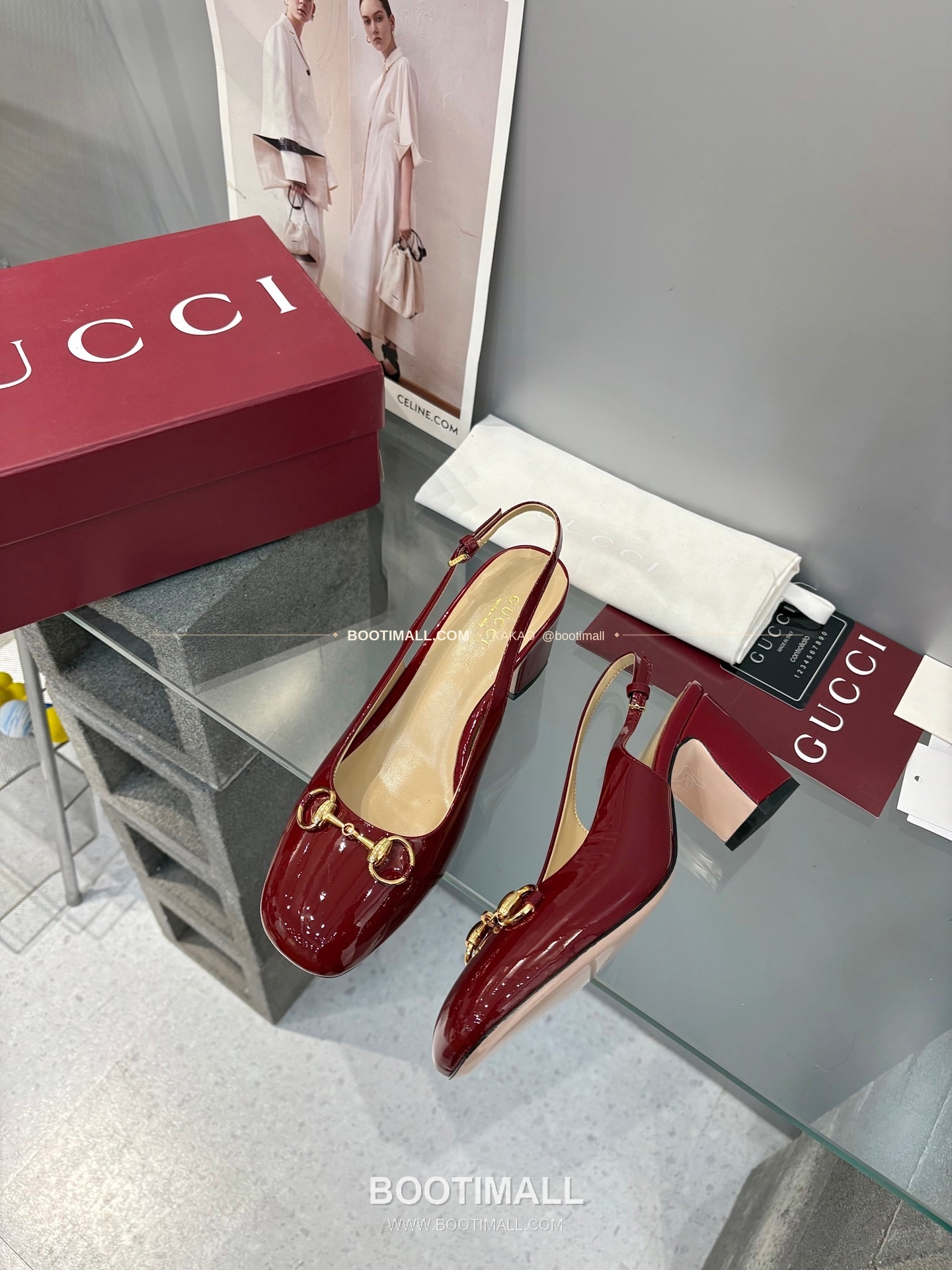 구찌 2026 페이턴트 레더 GG 메탈 스트랩 샌들 Gucci 2026 Patent Leather GG Metal Strap Black Sandals 5.5cm 3