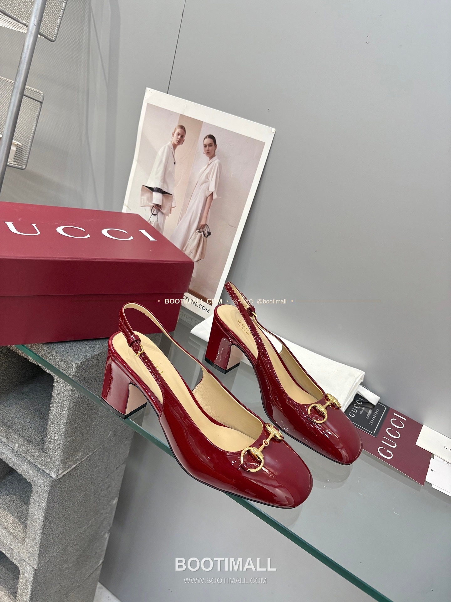 구찌 2026 페이턴트 레더 GG 메탈 스트랩 샌들 Gucci 2026 Patent Leather GG Metal Strap Black Sandals 5.5cm 4