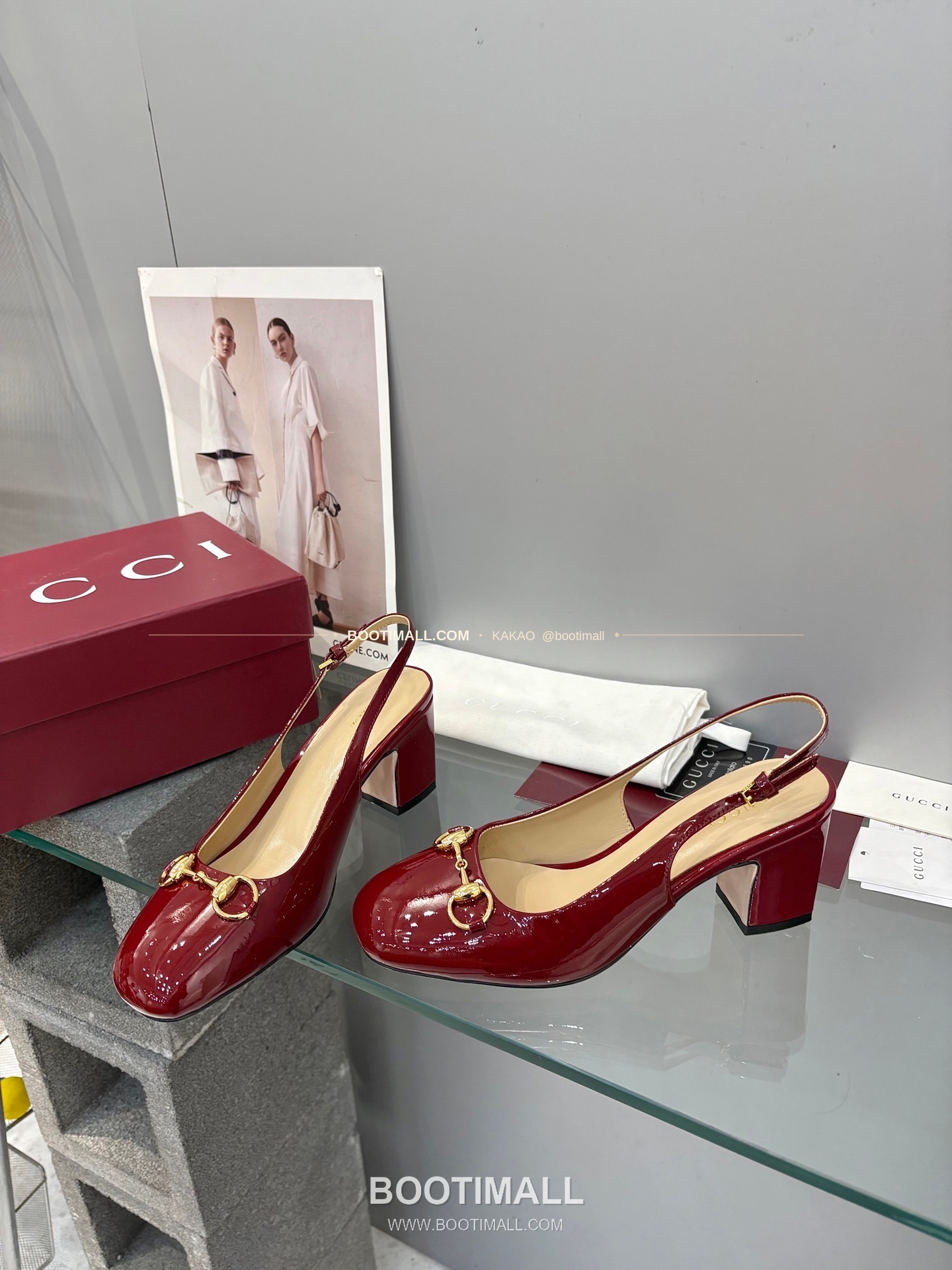 구찌 2026 페이턴트 레더 GG 메탈 스트랩 샌들 Gucci 2026 Patent Leather GG Metal Strap Black Sandals 5.5cm 5