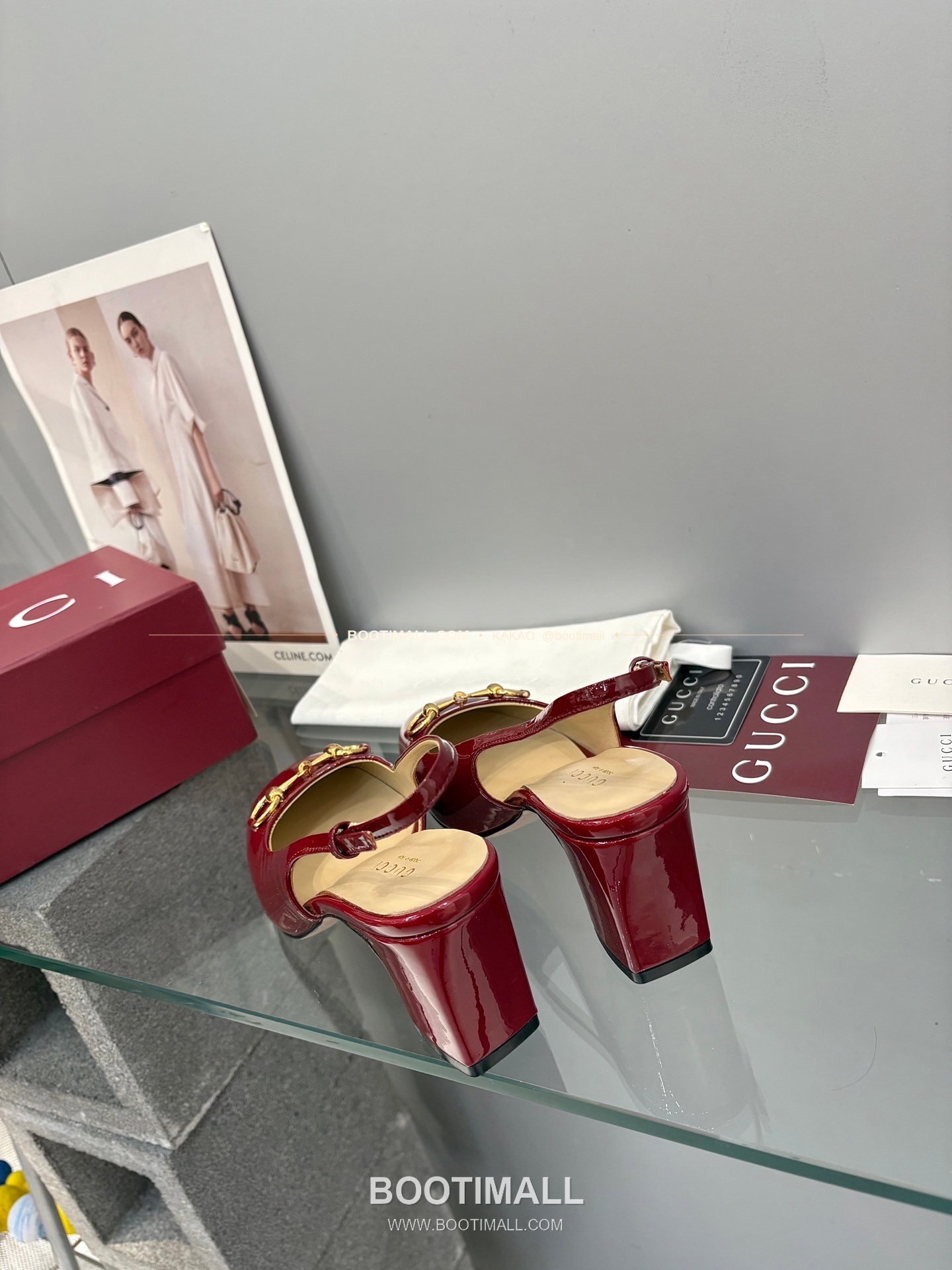 구찌 2026 페이턴트 레더 GG 메탈 스트랩 샌들 Gucci 2026 Patent Leather GG Metal Strap Black Sandals 5.5cm 8