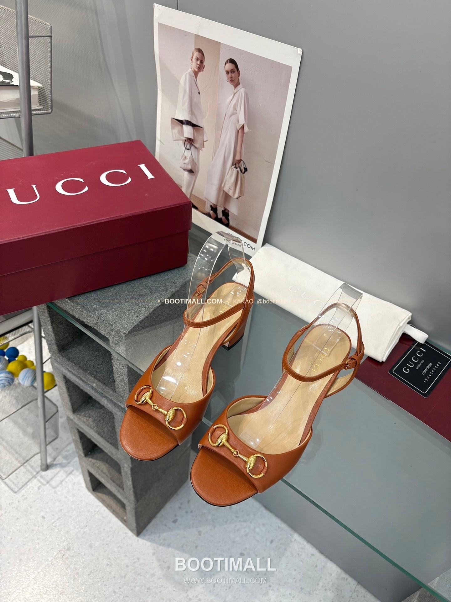 구찌 2026 양가죽 GG 메탈 스트랩 샌들 Gucci 2026 Lambskin GG Metal Strap Black Sandals 6.5cm 1