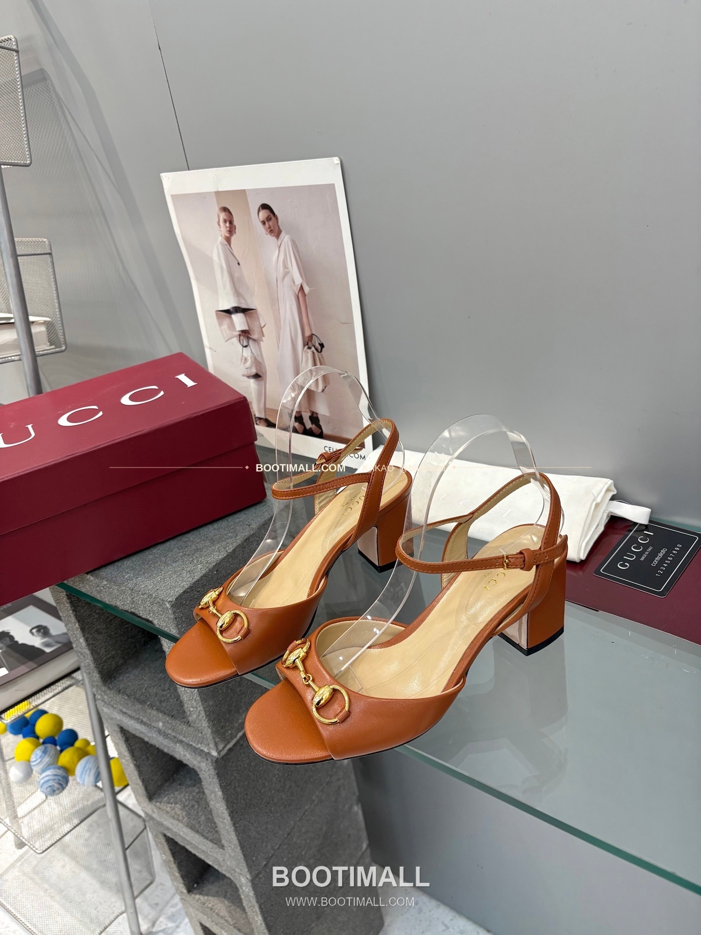 구찌 2026 양가죽 GG 메탈 스트랩 샌들 Gucci 2026 Lambskin GG Metal Strap Black Sandals 6.5cm 3