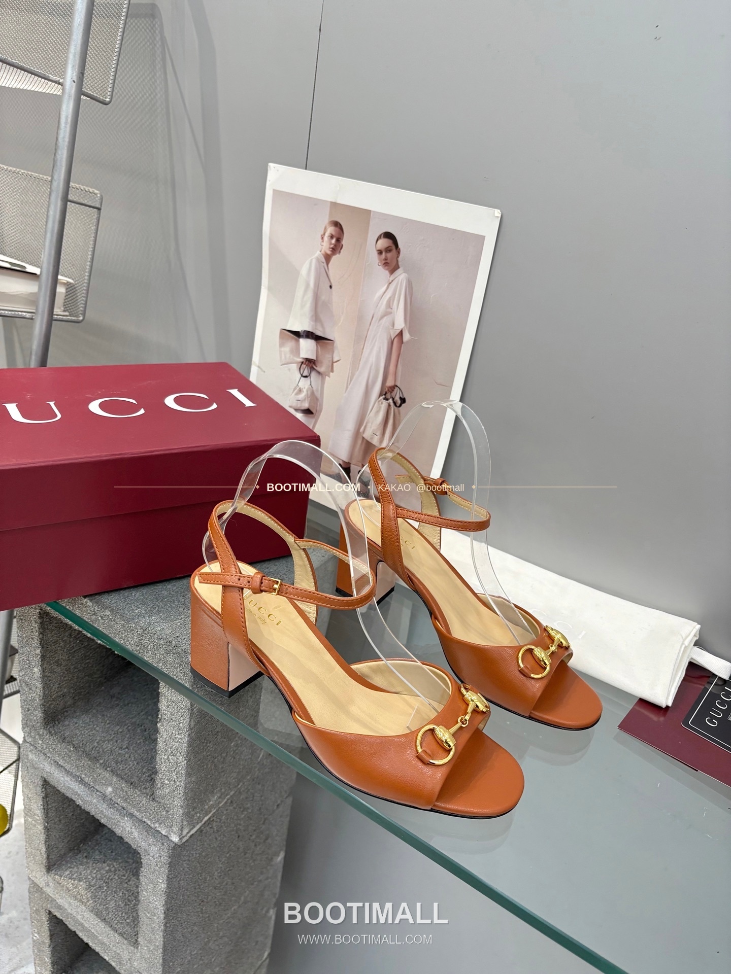 구찌 2026 양가죽 GG 메탈 스트랩 샌들 Gucci 2026 Lambskin GG Metal Strap Black Sandals 6.5cm 4