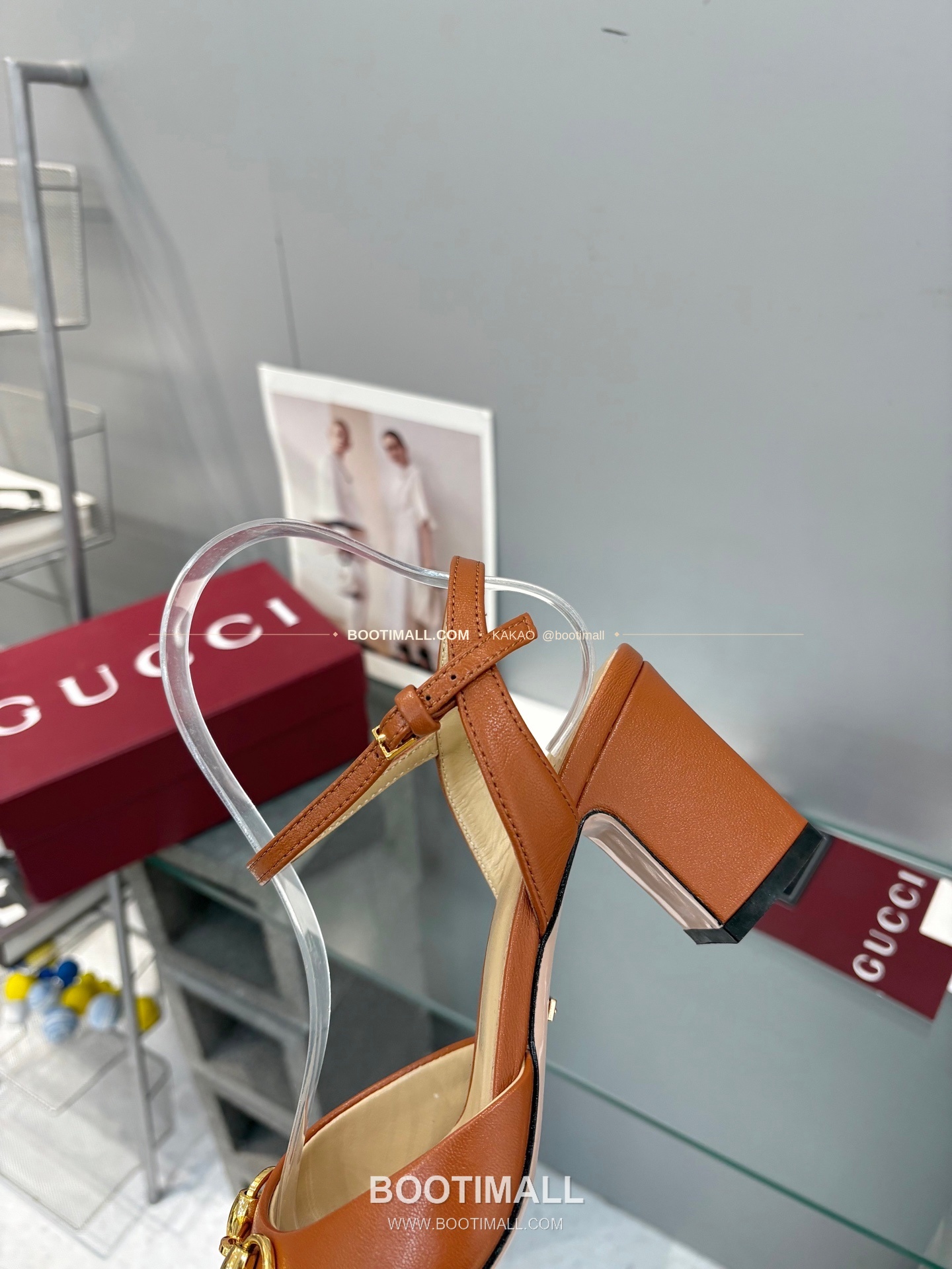 구찌 2026 양가죽 GG 메탈 스트랩 샌들 Gucci 2026 Lambskin GG Metal Strap Black Sandals 6.5cm 6