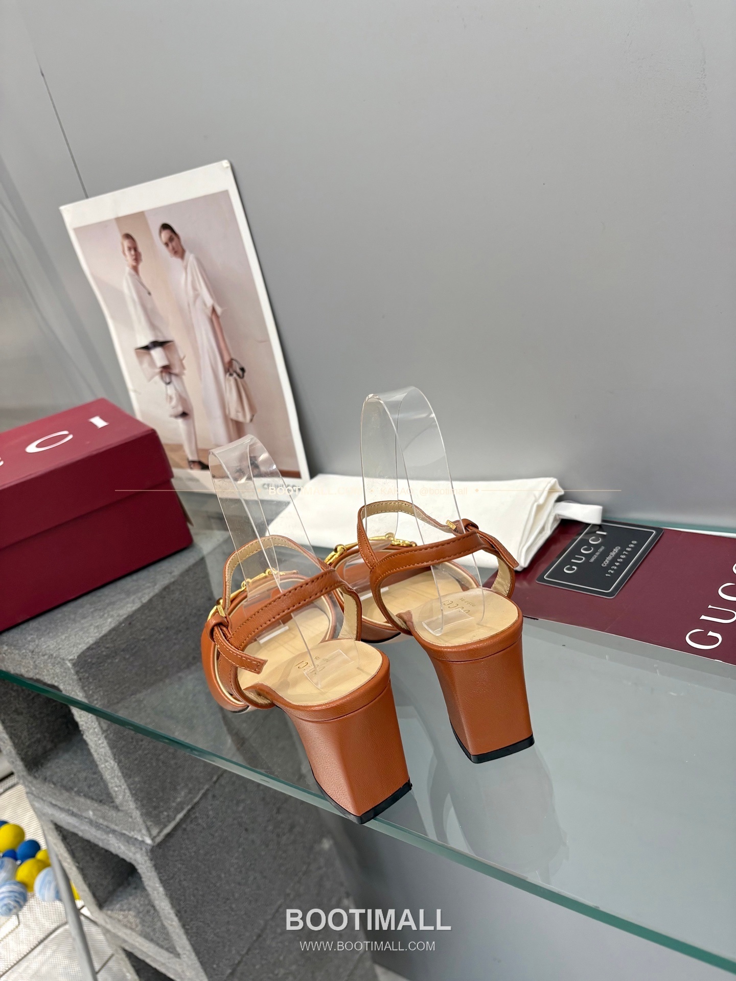 구찌 2026 양가죽 GG 메탈 스트랩 샌들 Gucci 2026 Lambskin GG Metal Strap Black Sandals 6.5cm 7