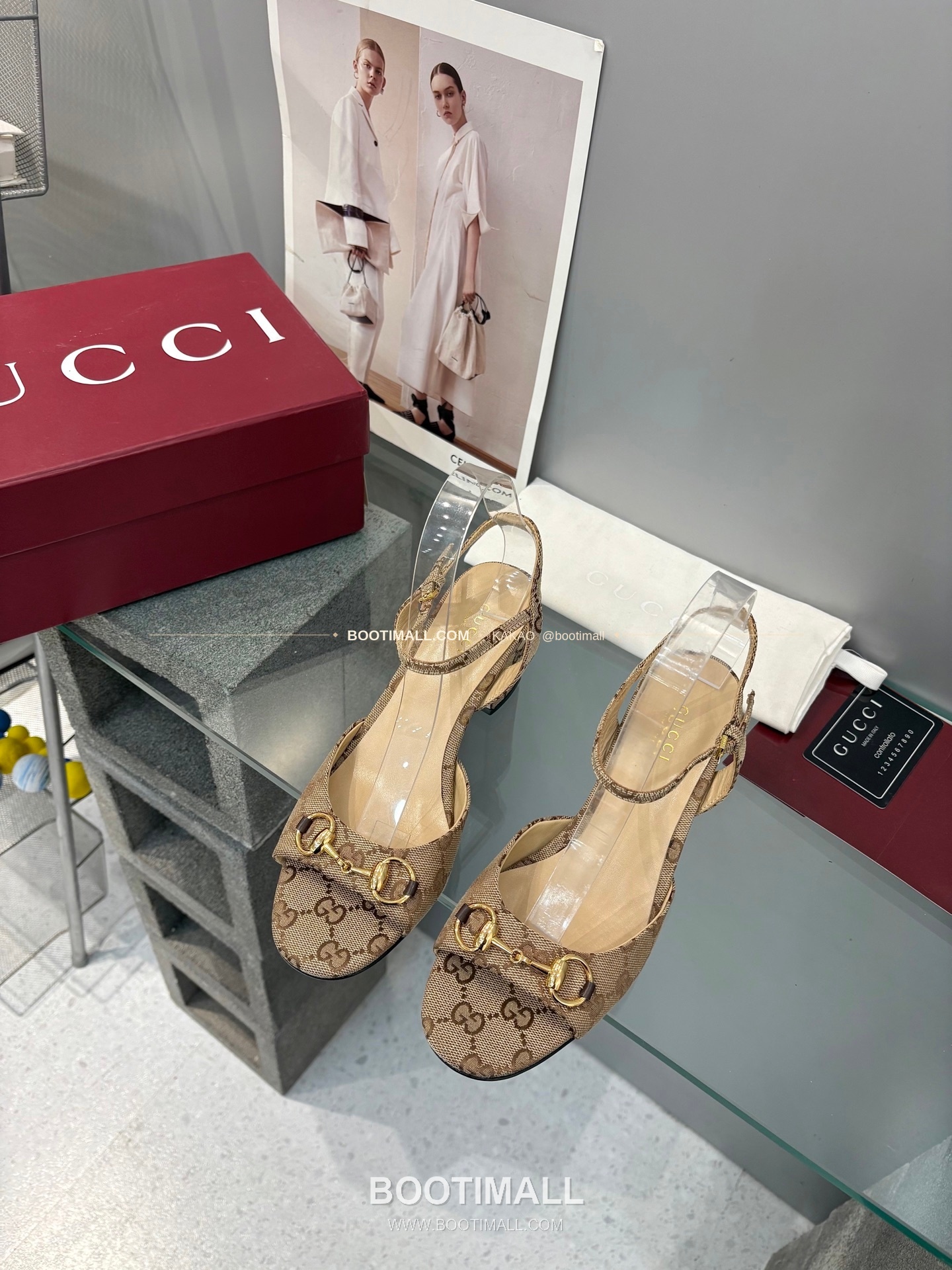 구찌 2026 양가죽 GG 메탈 스트랩 샌들 Gucci 2026 Lambskin GG Metal Strap Black Sandals 6.5cm 1