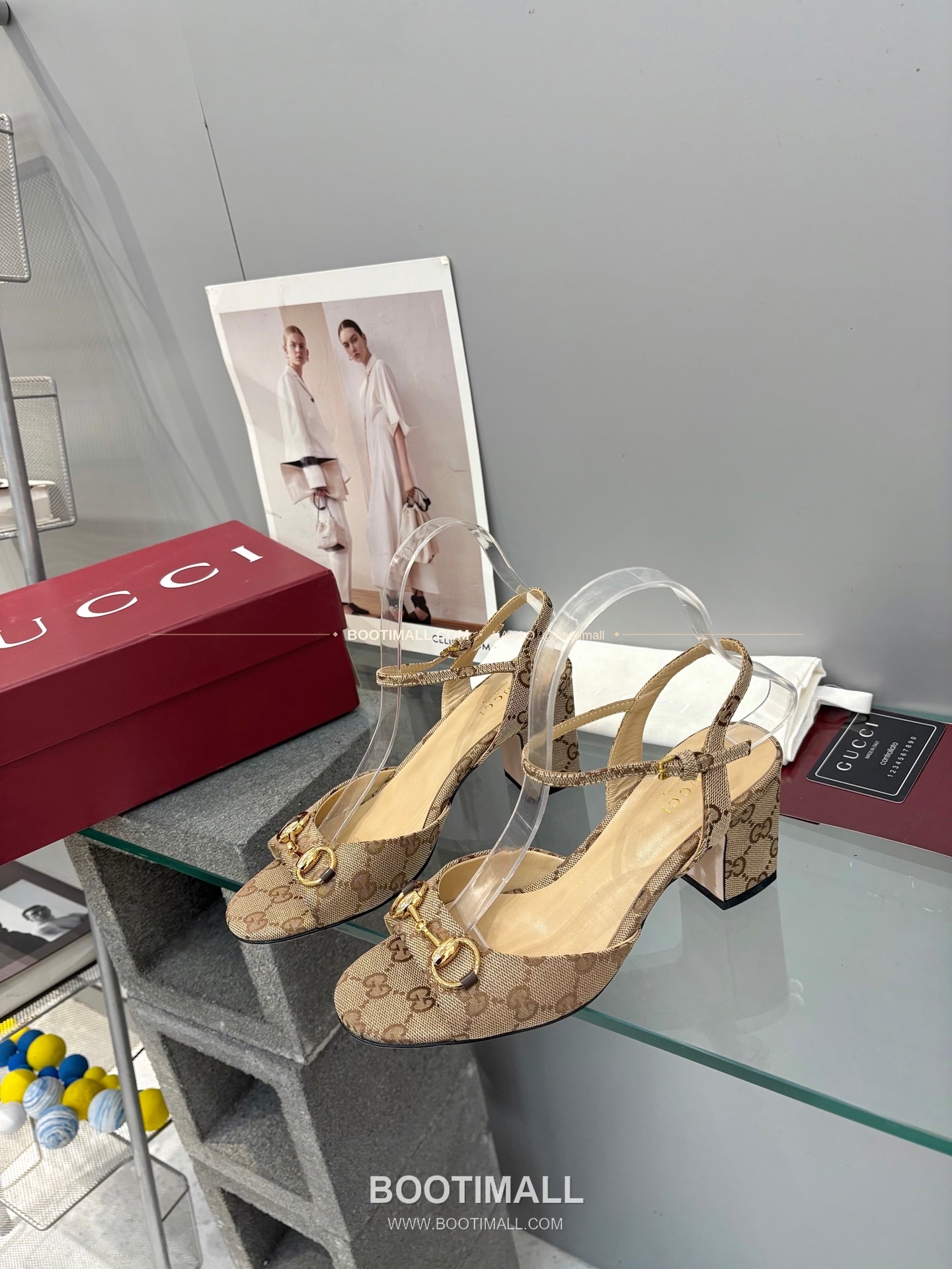 구찌 2026 양가죽 GG 메탈 스트랩 샌들 Gucci 2026 Lambskin GG Metal Strap Black Sandals 6.5cm 3