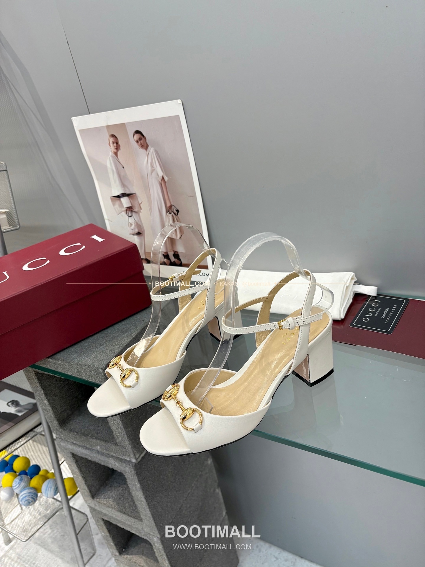 구찌 2026 양가죽 GG 메탈 스트랩 샌들 Gucci 2026 Lambskin GG Metal Strap Black Sandals 6.5cm 3