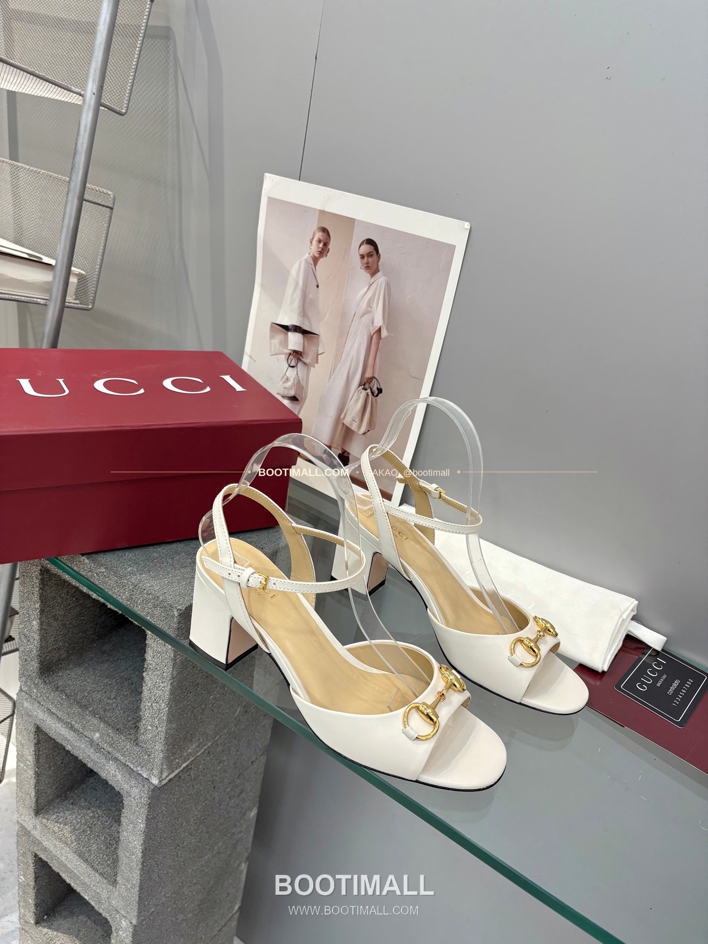 구찌 2026 양가죽 GG 메탈 스트랩 샌들 Gucci 2026 Lambskin GG Metal Strap Black Sandals 6.5cm 4