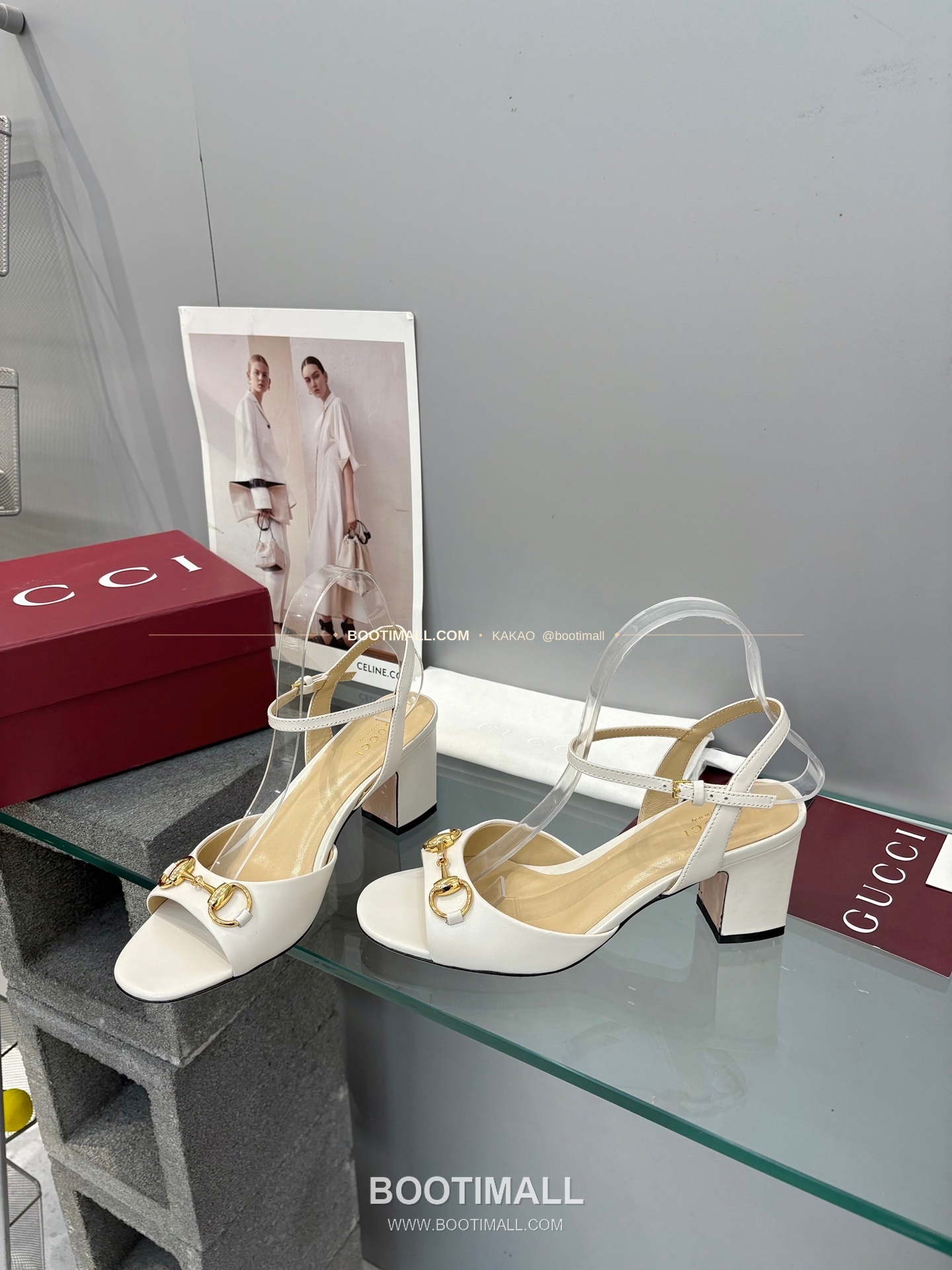 구찌 2026 양가죽 GG 메탈 스트랩 샌들 Gucci 2026 Lambskin GG Metal Strap Black Sandals 6.5cm 5