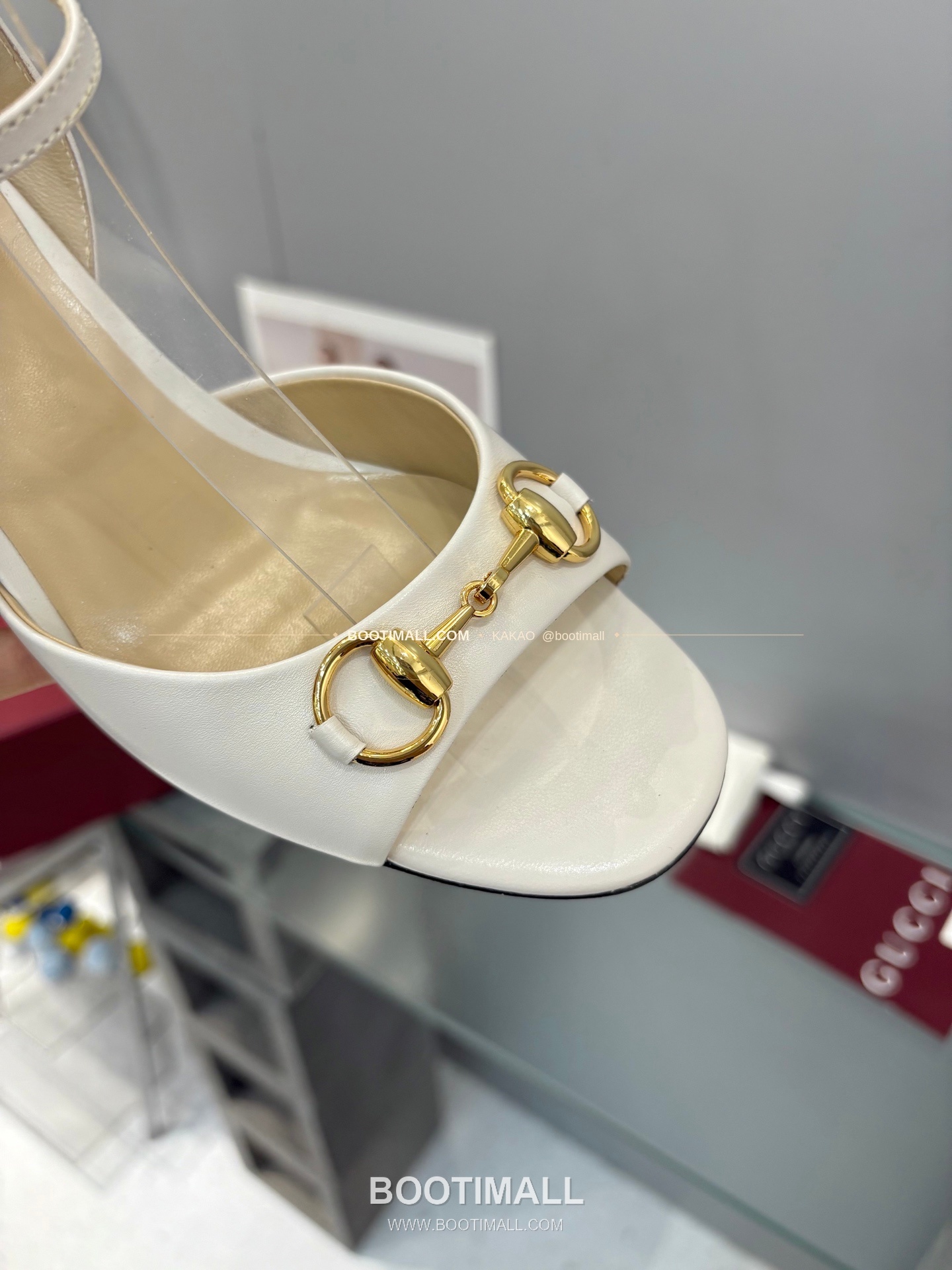 구찌 2026 양가죽 GG 메탈 스트랩 샌들 Gucci 2026 Lambskin GG Metal Strap Black Sandals 6.5cm 6