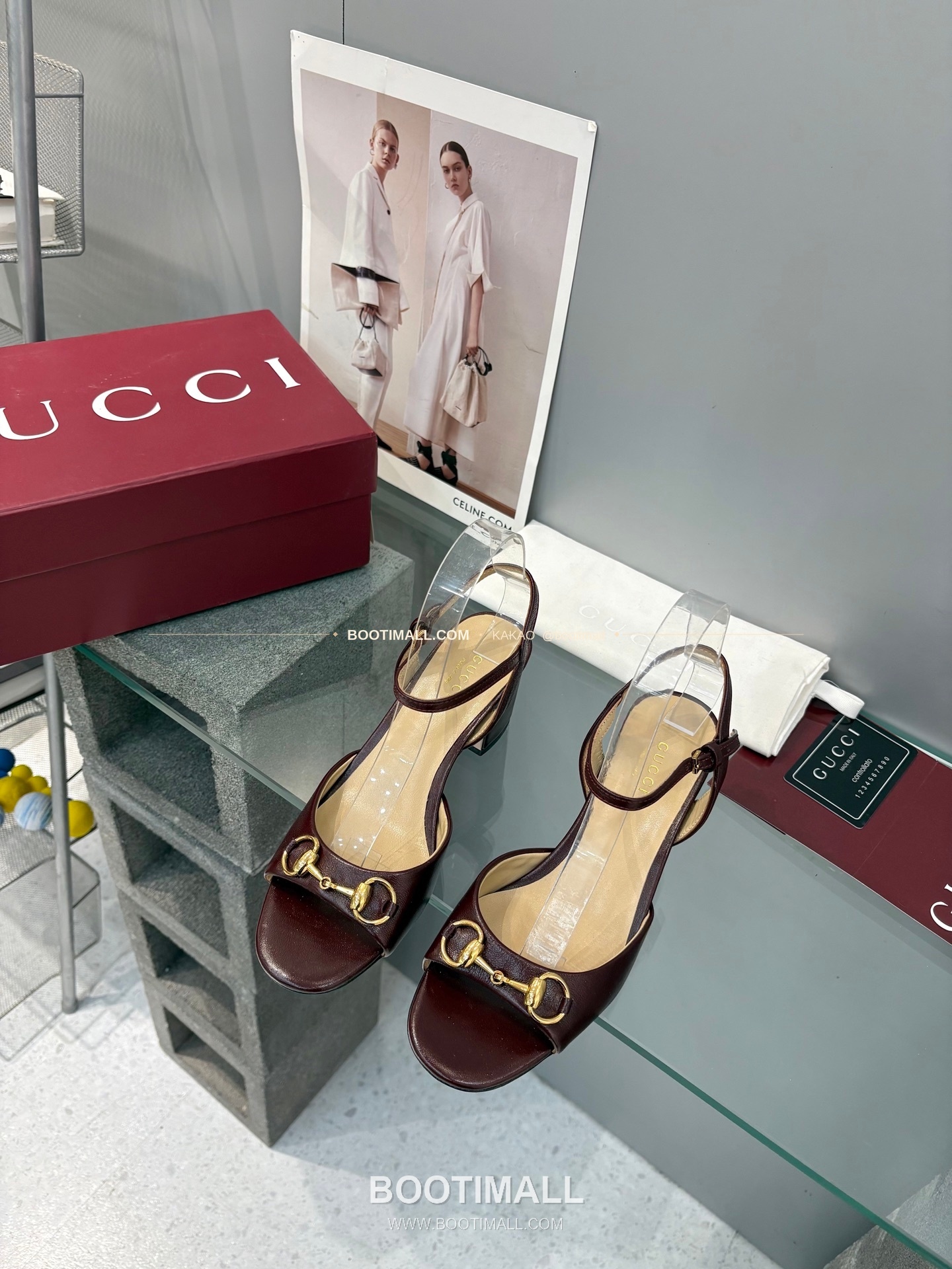 구찌 2026 양가죽 GG 메탈 스트랩 샌들 Gucci 2026 Lambskin GG Metal Strap Black Sandals 6.5cm 1