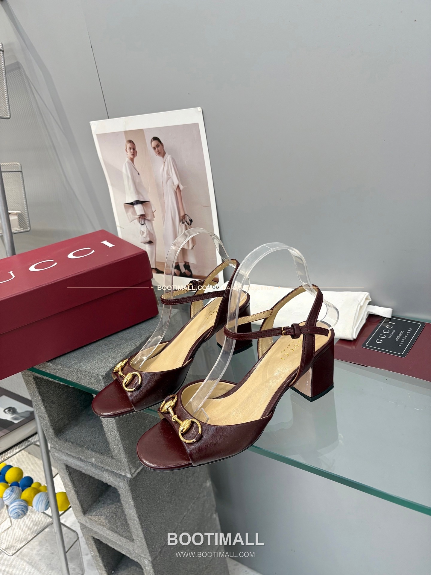 구찌 2026 양가죽 GG 메탈 스트랩 샌들 Gucci 2026 Lambskin GG Metal Strap Black Sandals 6.5cm 3