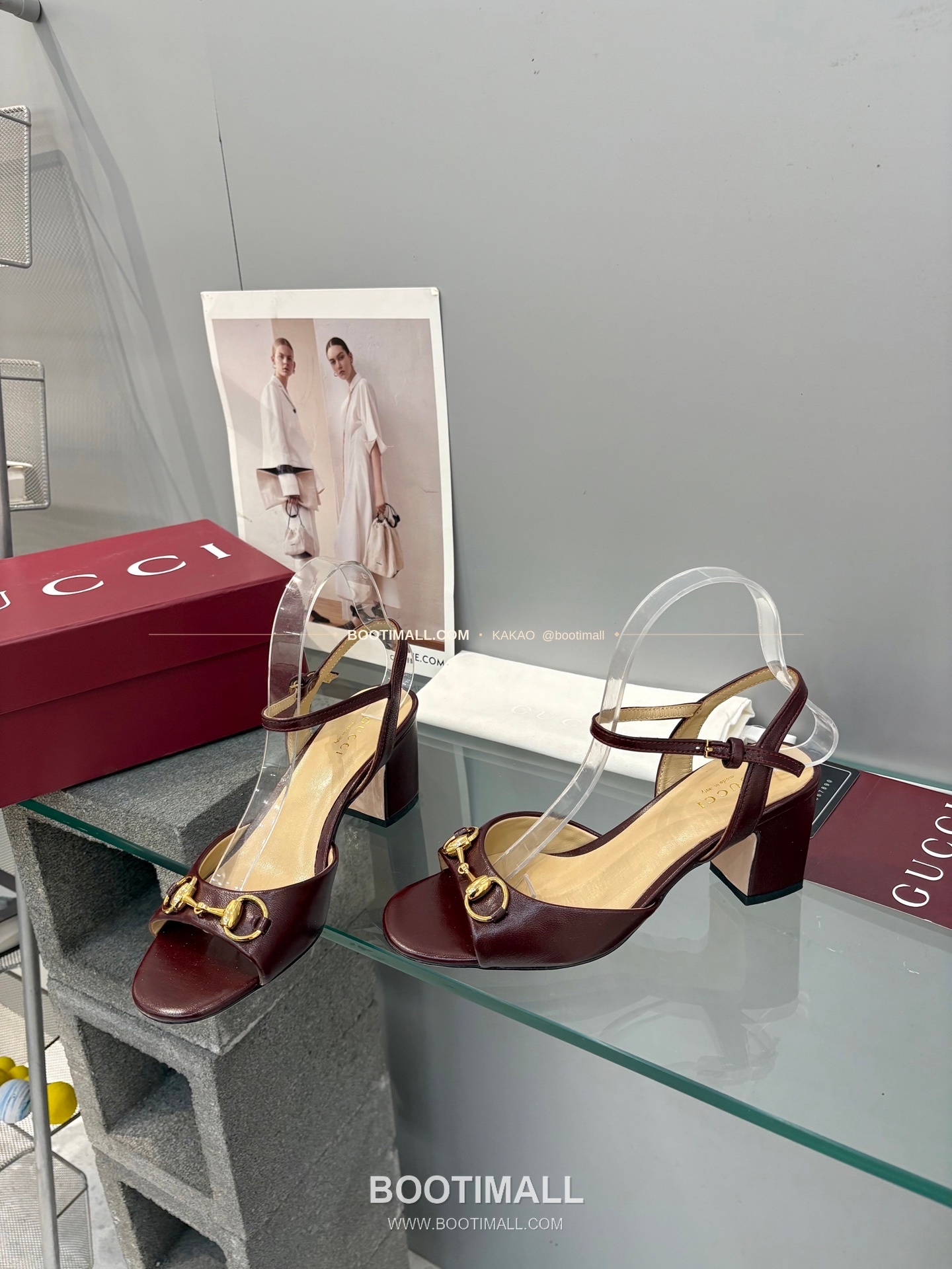 구찌 2026 양가죽 GG 메탈 스트랩 샌들 Gucci 2026 Lambskin GG Metal Strap Black Sandals 6.5cm 5