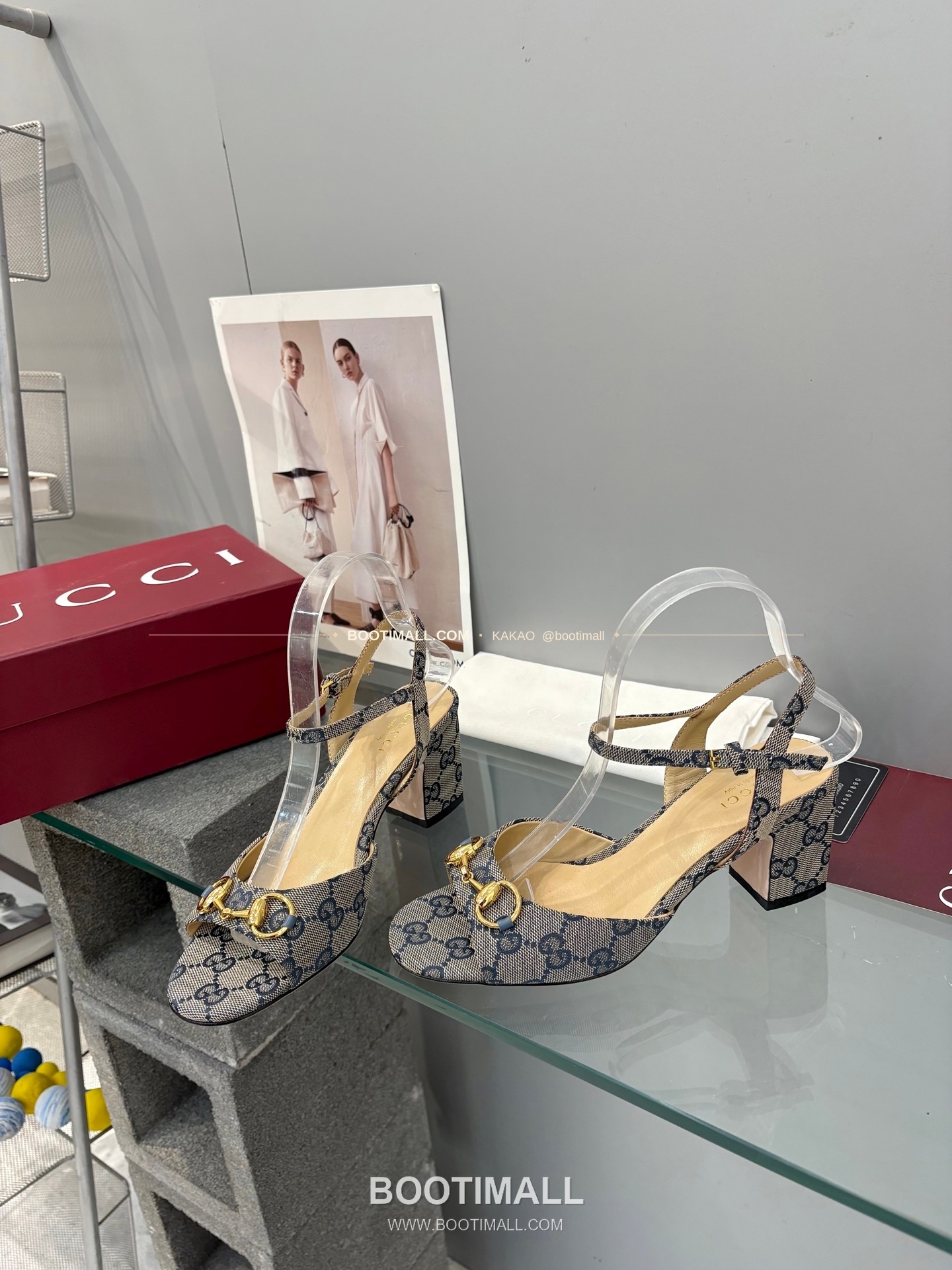 구찌 2026 양가죽 GG 메탈 스트랩 샌들 Gucci 2026 Lambskin GG Metal Strap Black Sandals 6.5cm 5