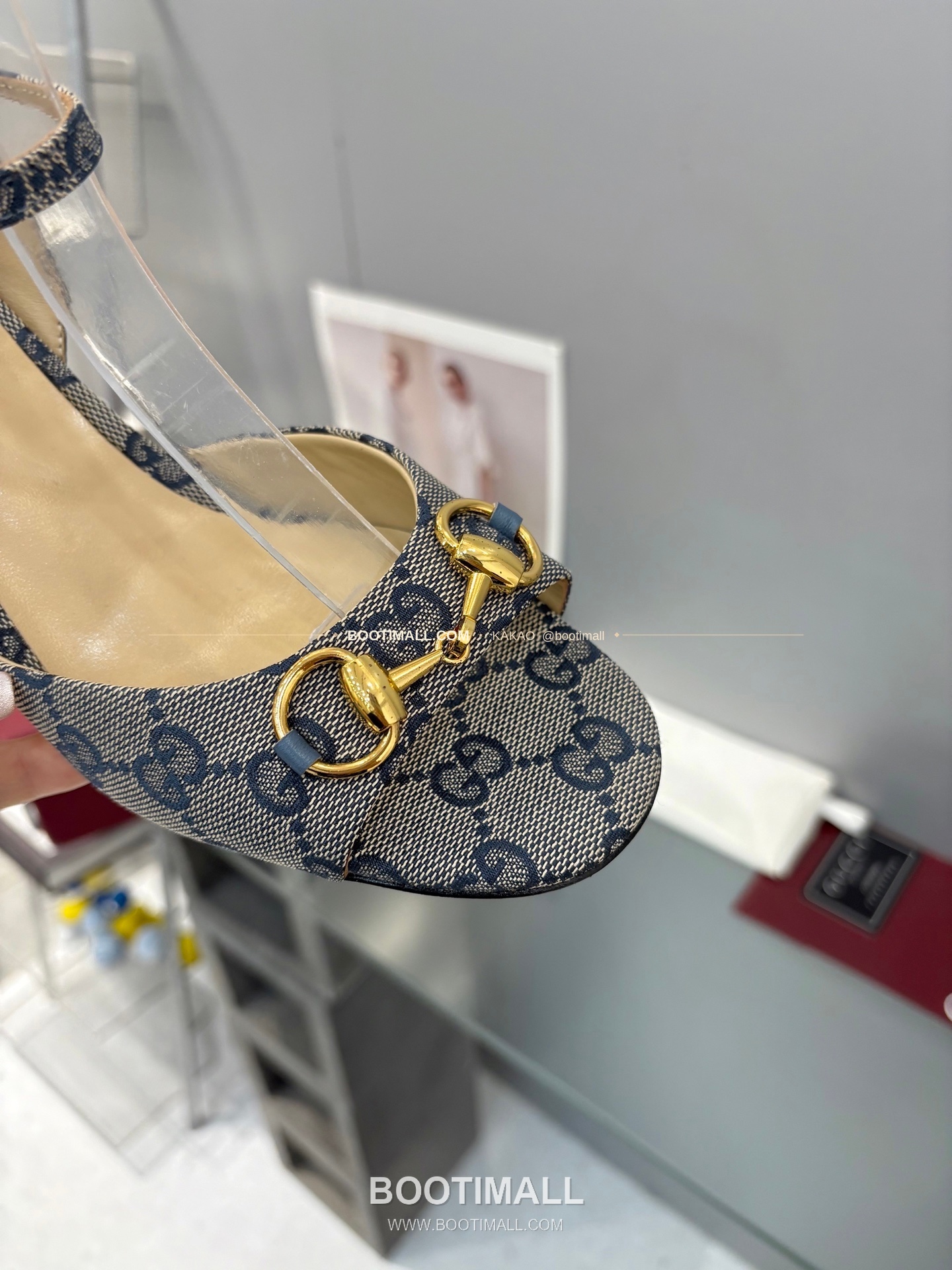 구찌 2026 양가죽 GG 메탈 스트랩 샌들 Gucci 2026 Lambskin GG Metal Strap Black Sandals 6.5cm 6