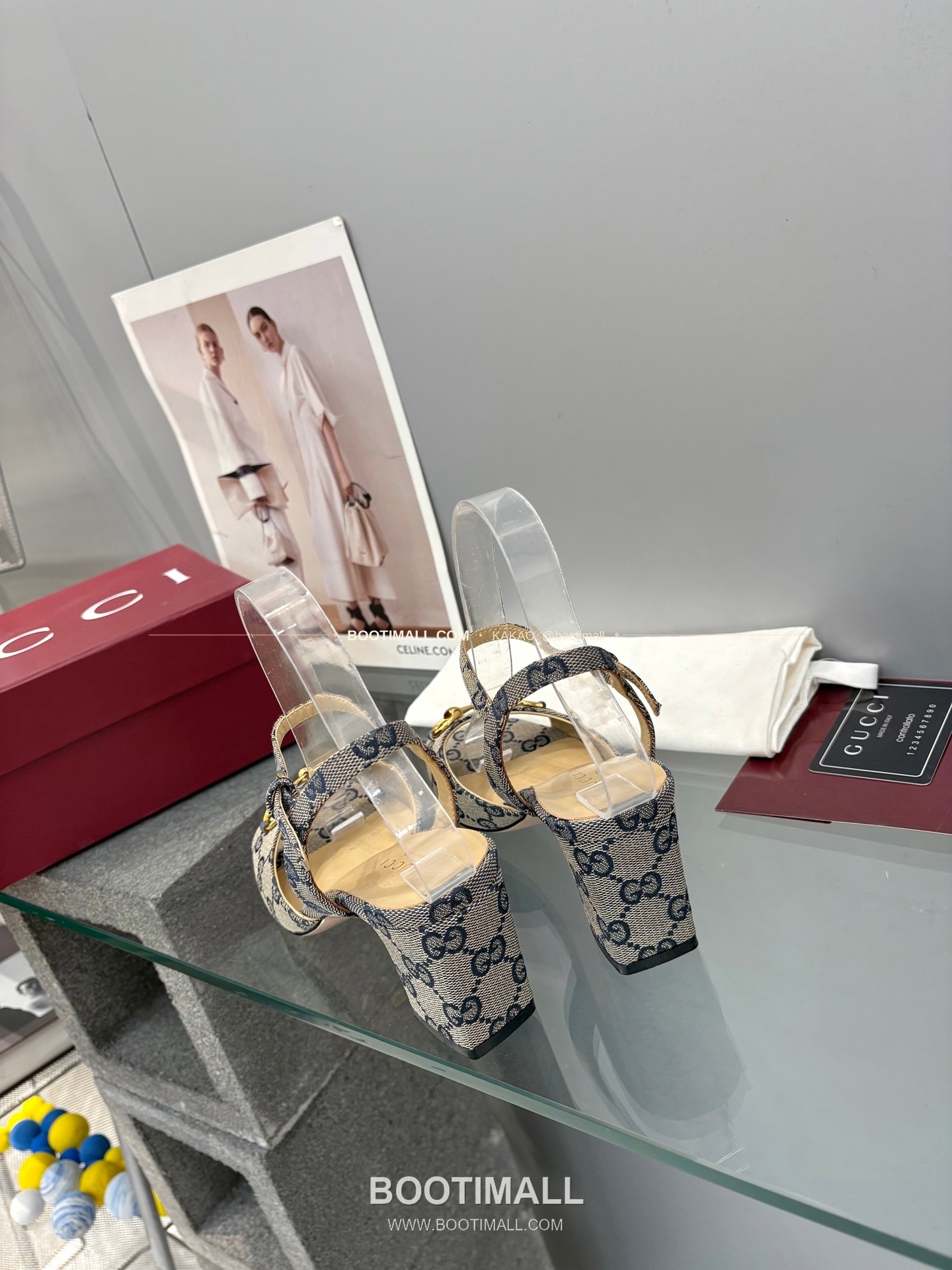 구찌 2026 양가죽 GG 메탈 스트랩 샌들 Gucci 2026 Lambskin GG Metal Strap Black Sandals 6.5cm 8