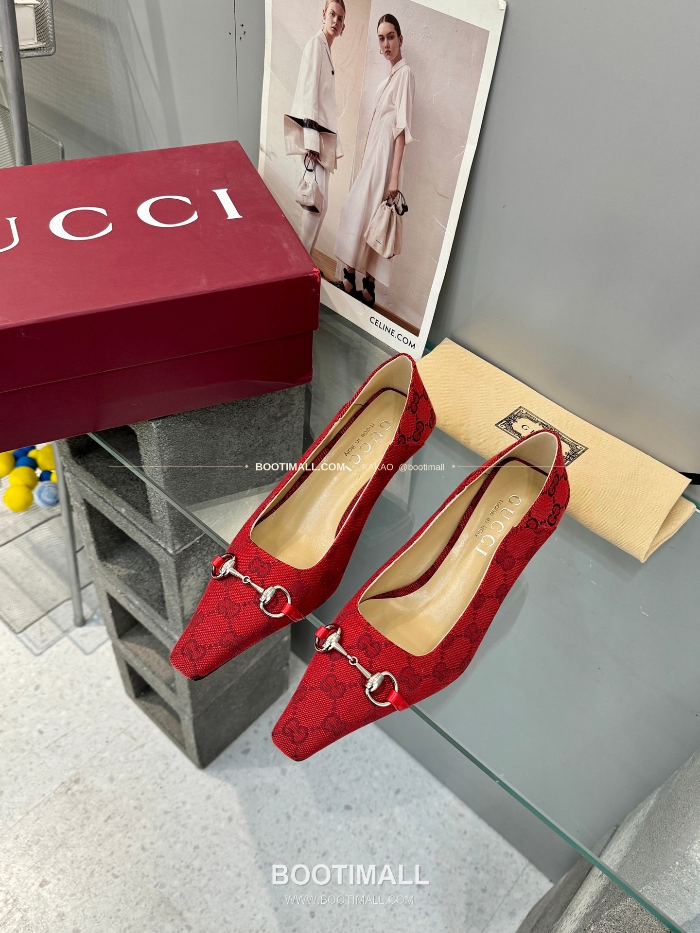 구찌 2026 레더 GG 메탈 라운드토 펌프스 Gucci 2026 Leather GG Metal Round Toe Black Pumps 5.5cm 1