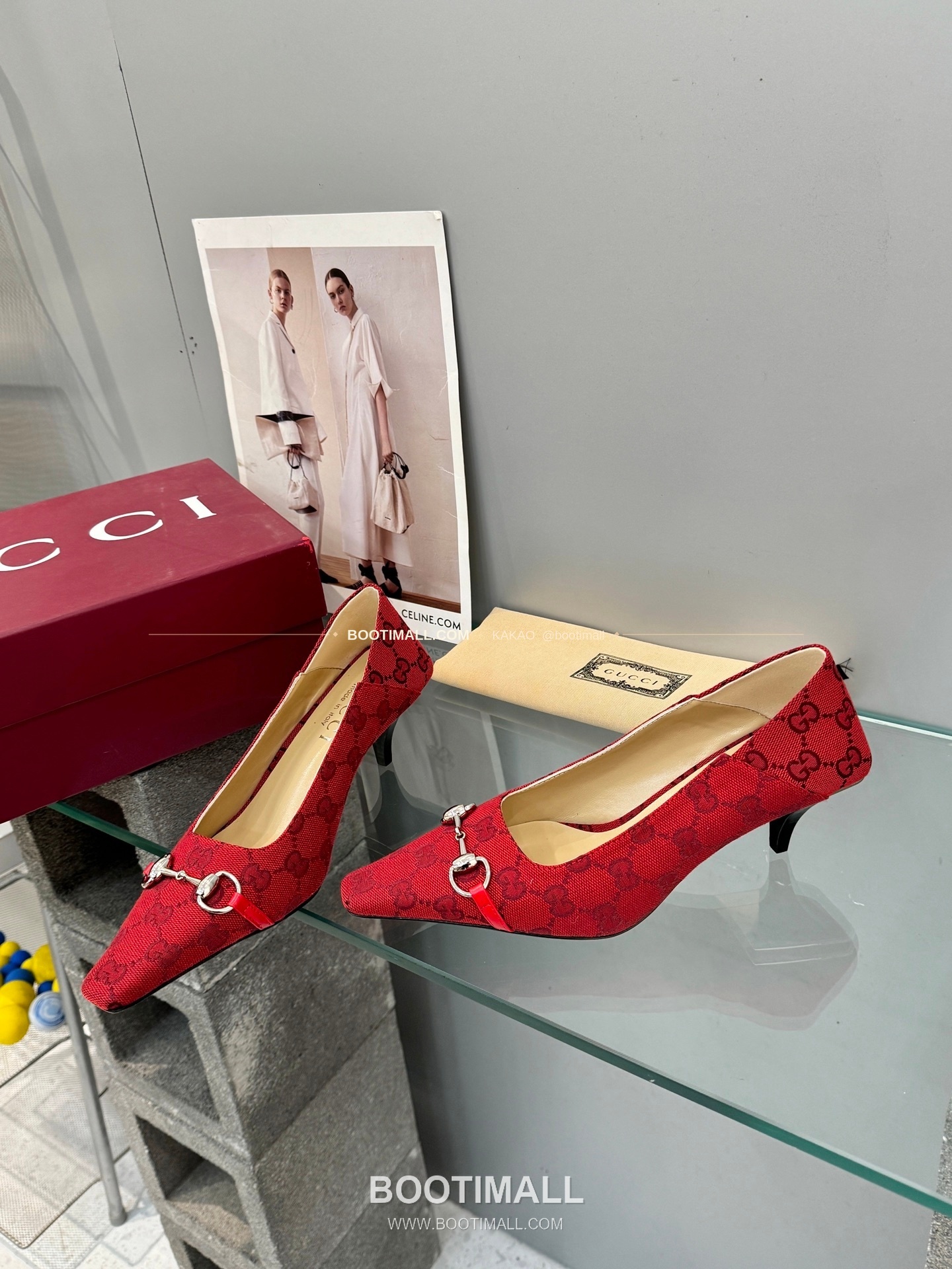 구찌 2026 레더 GG 메탈 라운드토 펌프스 Gucci 2026 Leather GG Metal Round Toe Black Pumps 5.5cm 6