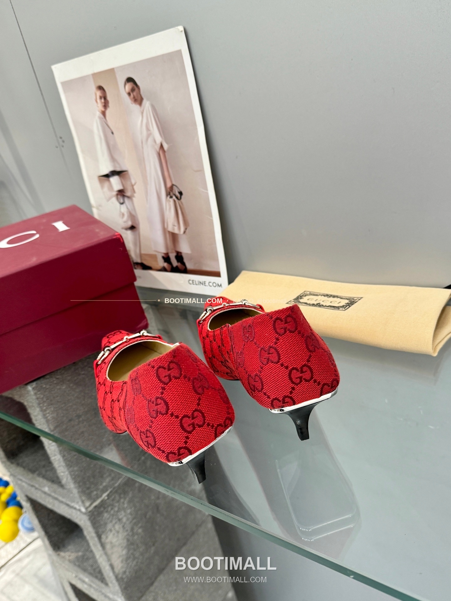 구찌 2026 레더 GG 메탈 라운드토 펌프스 Gucci 2026 Leather GG Metal Round Toe Black Pumps 5.5cm 7