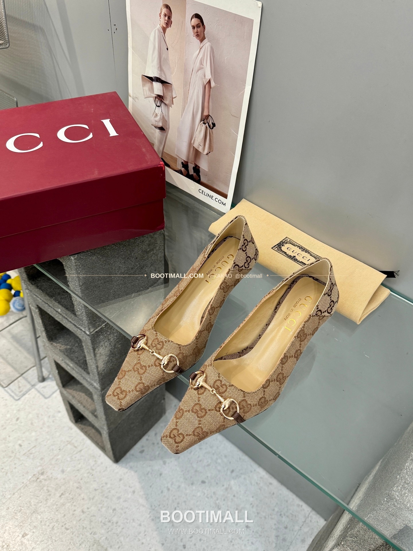 구찌 2026 레더 GG 메탈 라운드토 펌프스 Gucci 2026 Leather GG Metal Round Toe Black Pumps 5.5cm 1