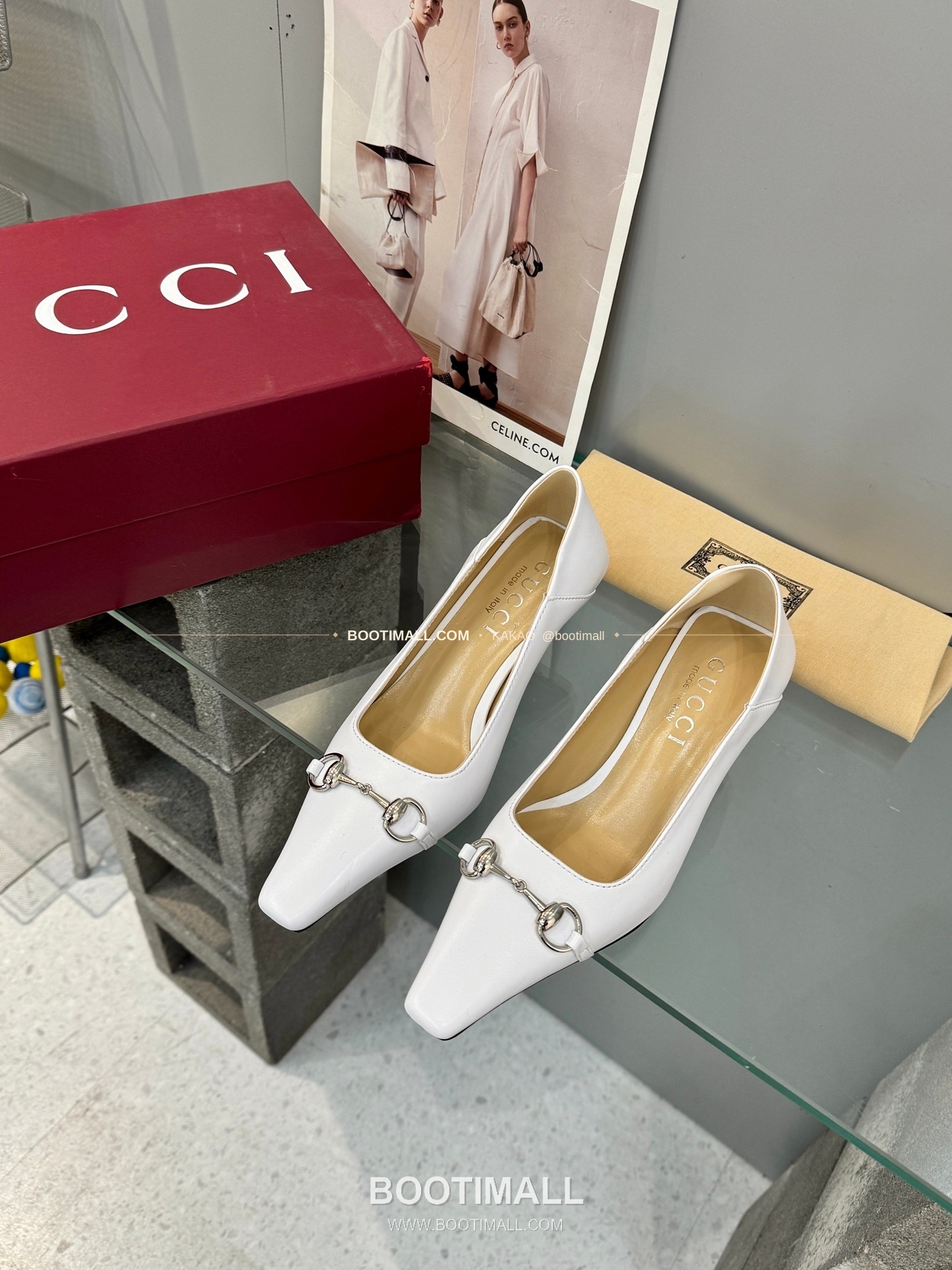 구찌 2026 레더 GG 메탈 라운드토 블랙 펌프스 Gucci 2026 Leather GG Metal Round Toe Black Pumps 5.5cm 1