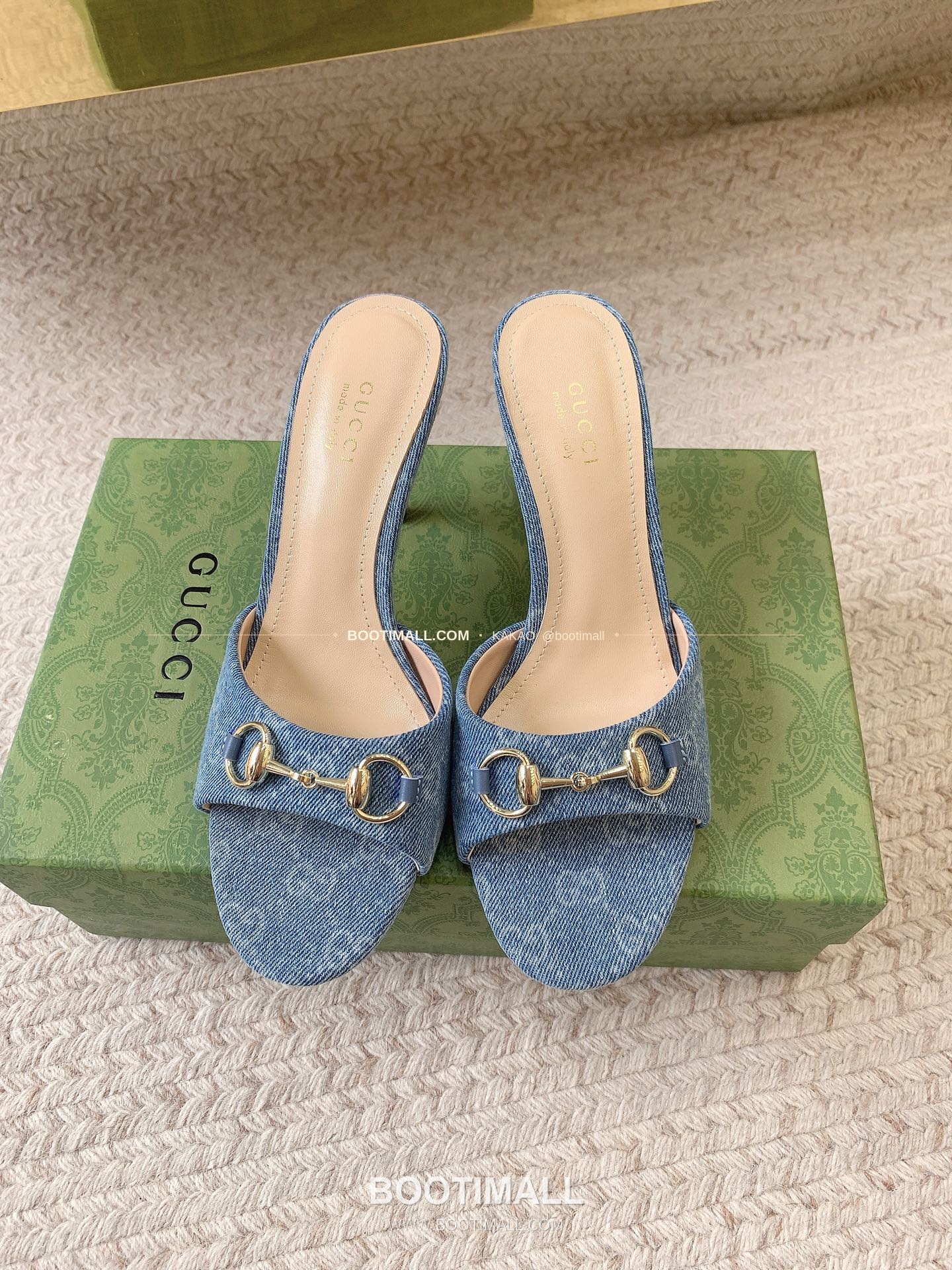 구찌 2026 GG 모노그램 호스빗 스퀘어토 블랙 뮬 샌들 Gucci 2026 GG Monogram Horsebit Square Toe Black Mule Sandals 8.5cm 1