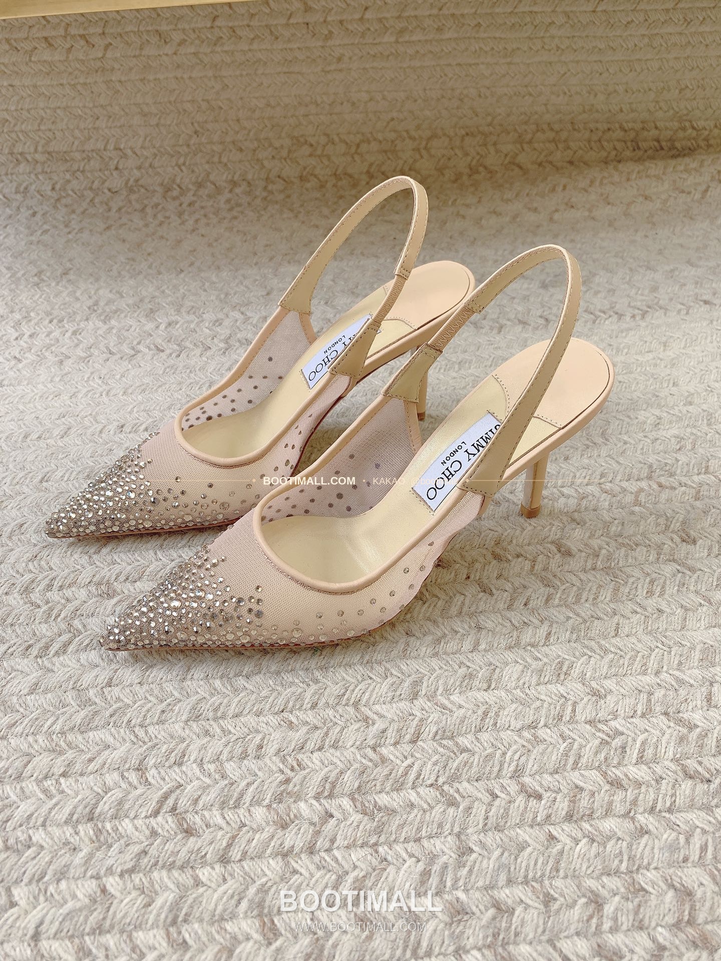 지미추 2026 크리스탈 그라데이션 포인티드토 하이힐 Jimmy Choo 2026 Crystal Gradient Pointed Toe Sandals 2