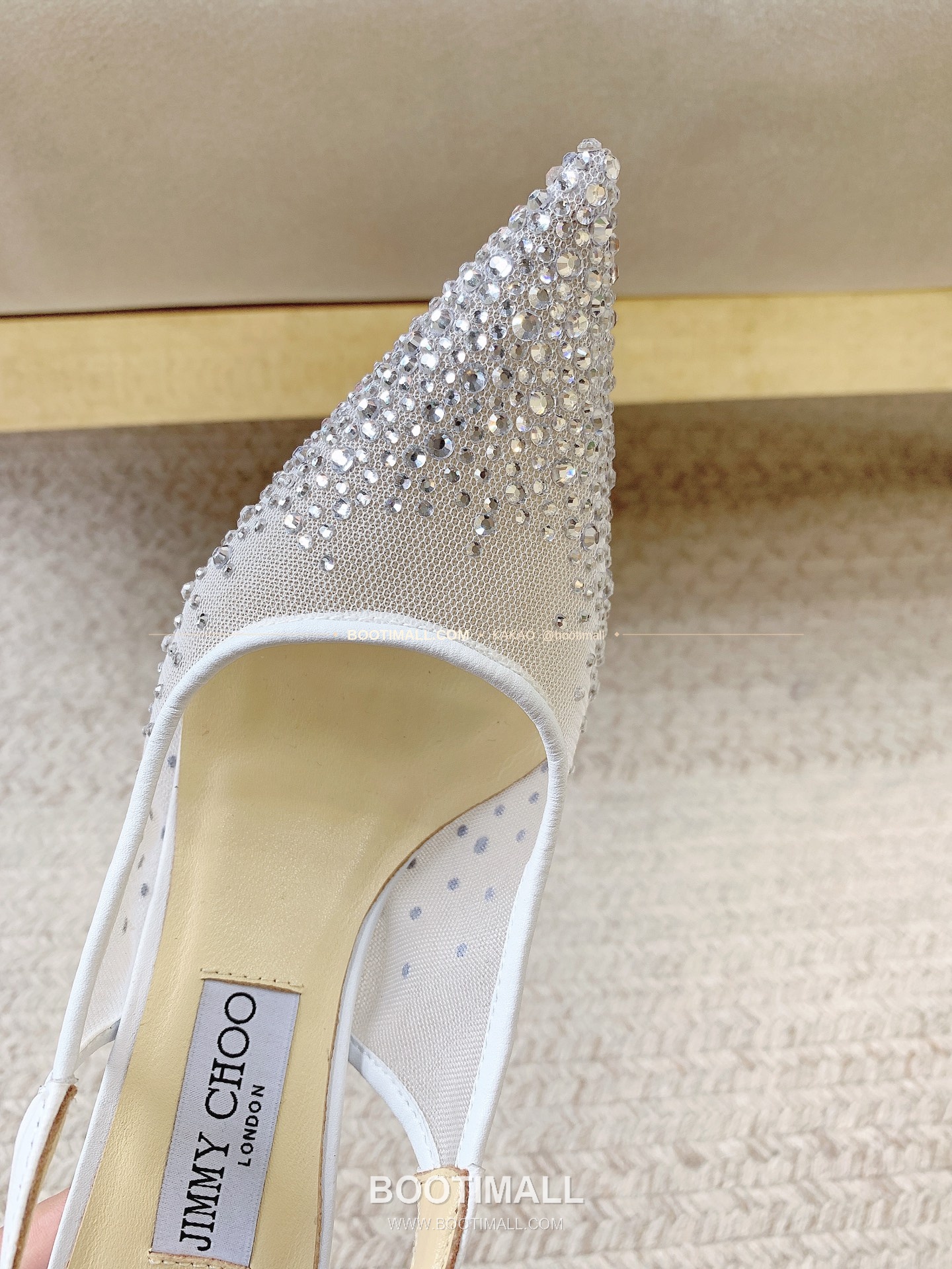 지미추 2026 크리스탈 그라데이션 포인티드토 하이힐 Jimmy Choo 2026 Crystal Gradient Pointed Toe Sandals 6