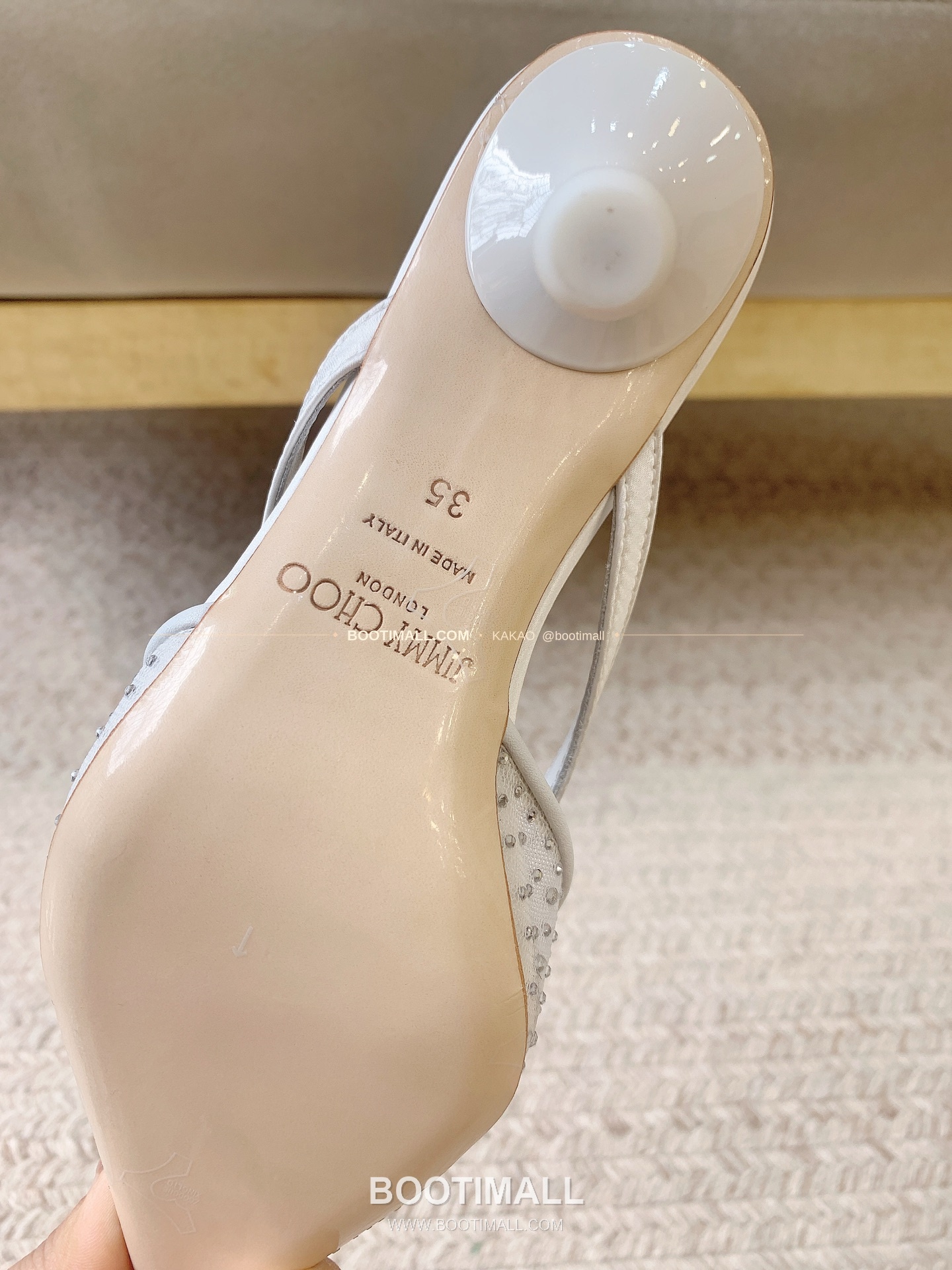 지미추 2026 메쉬 크리스탈 버클 포인티드토 블랙 뮬 샌들 Jimmy Choo 2026 Mesh Crystal Buckle Pointed Toe Black Mule Sandals 7cm 8