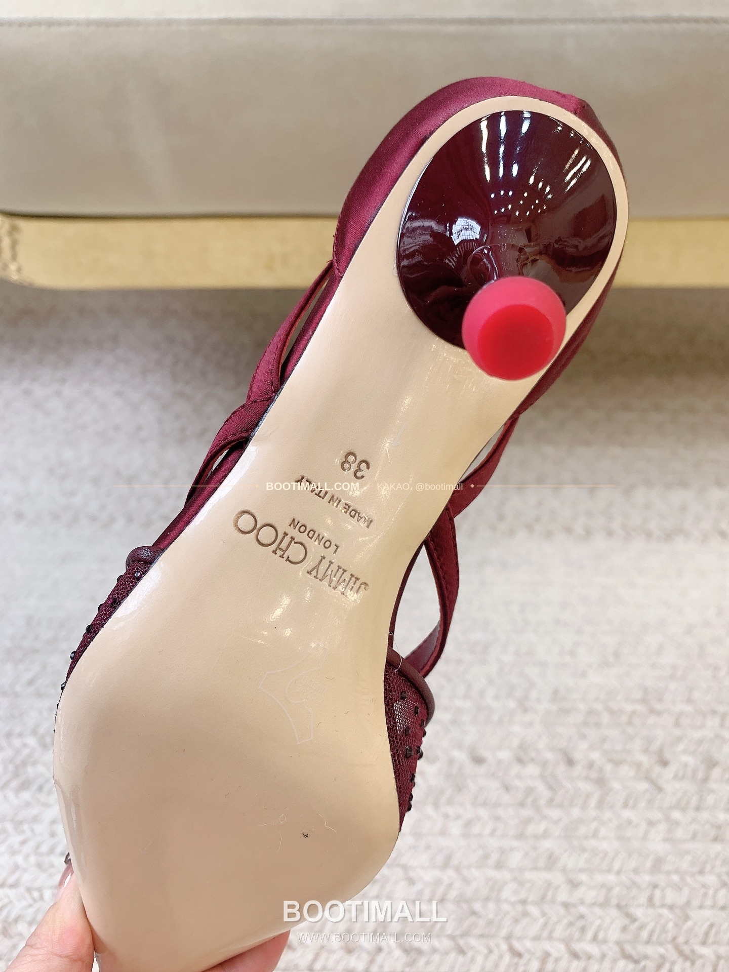 지미추 2026 메쉬 크리스탈 버클 포인티드토 블랙 샌들 Jimmy Choo 2026 Mesh Crystal Buckle Pointed Toe Black Sandals 9.5cm 8