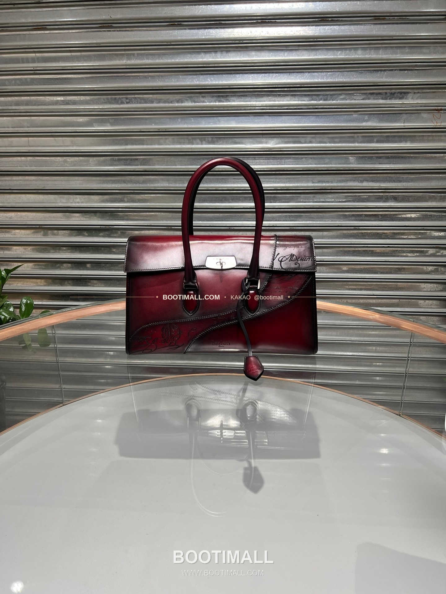 벨루티 파티나 카프스킨 수공 컬러링 패널 브리프케이스 Berluti Patina Calfskin Hand Colored Panel Briefcase 42cm 1