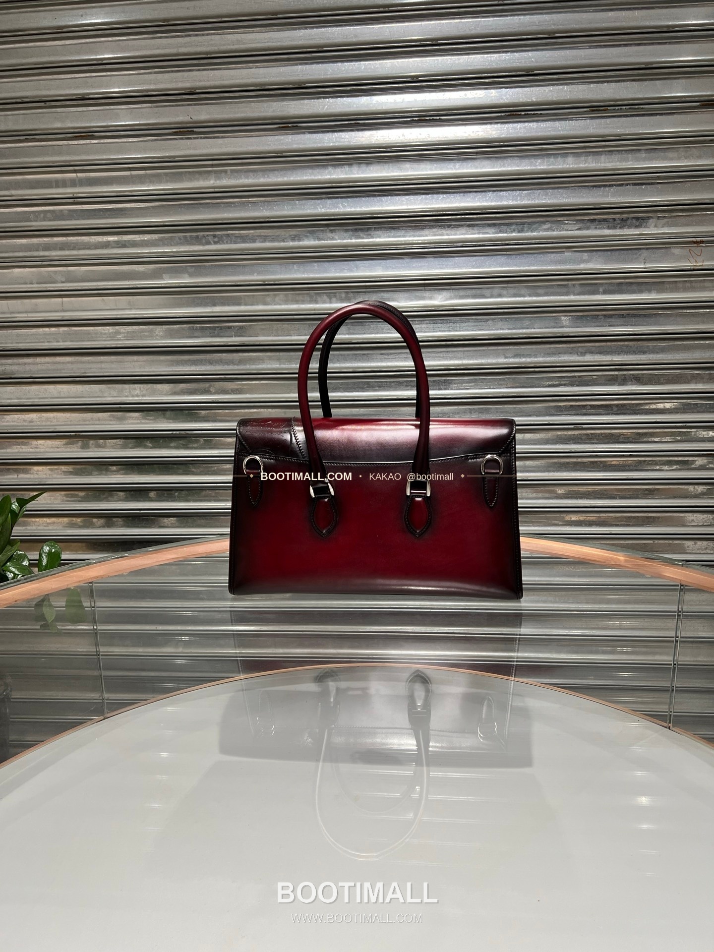 벨루티 파티나 카프스킨 수공 컬러링 패널 브리프케이스 Berluti Patina Calfskin Hand Colored Panel Briefcase 42cm 2