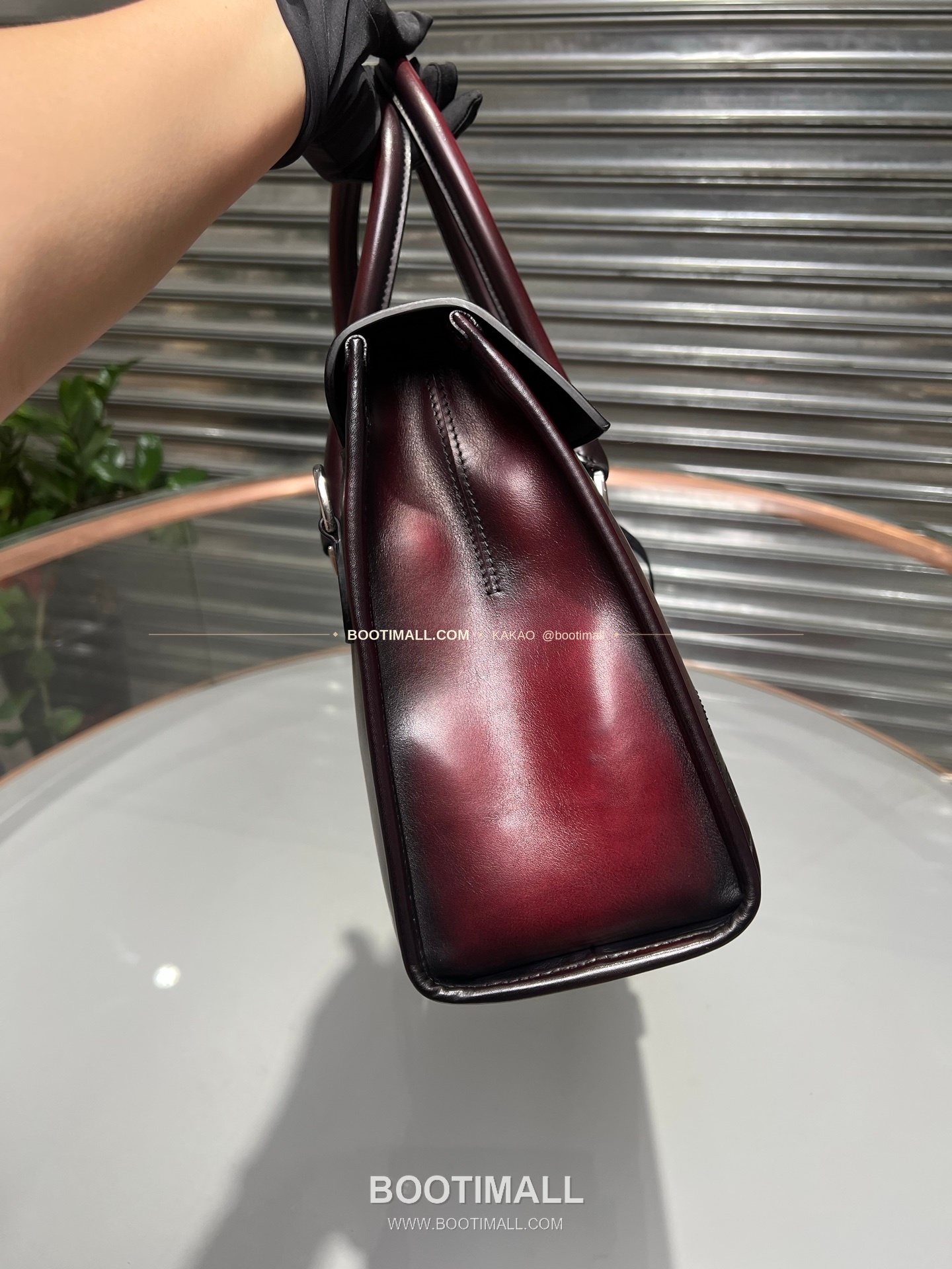 벨루티 파티나 카프스킨 수공 컬러링 패널 브리프케이스 Berluti Patina Calfskin Hand Colored Panel Briefcase 42cm 4