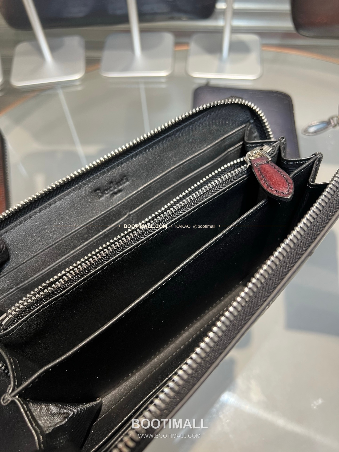 벨루티 파티나 카프스킨 수공 컬러링 롱 지퍼 지갑 Berluti Patina Calfskin Hand Colored Long Zip Wallet 19.5cm 8