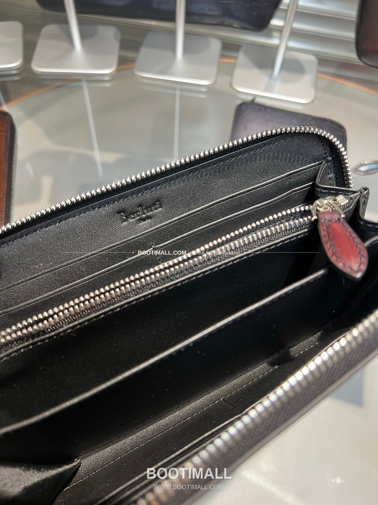 벨루티 파티나 카프스킨 수공 컬러링 롱 지퍼 지갑 Berluti Patina Calfskin Hand Colored Long Zip Wallet 19.5cm 9