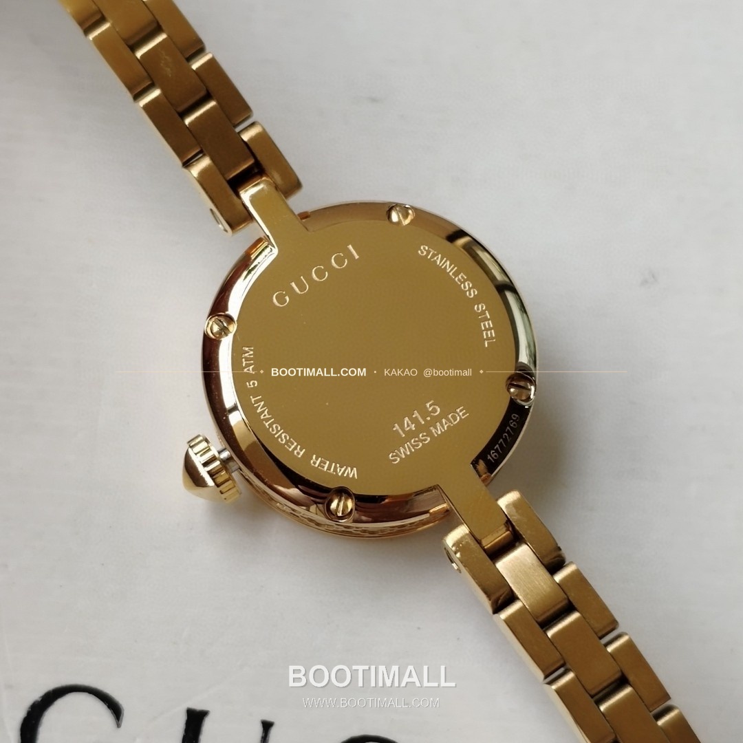 구찌 클래식 다이아 다이얼 스틸 여성용 쿼츠 시계 Gucci Classic Diamond Dial Steel Ladies Quartz Watch 22mm 8