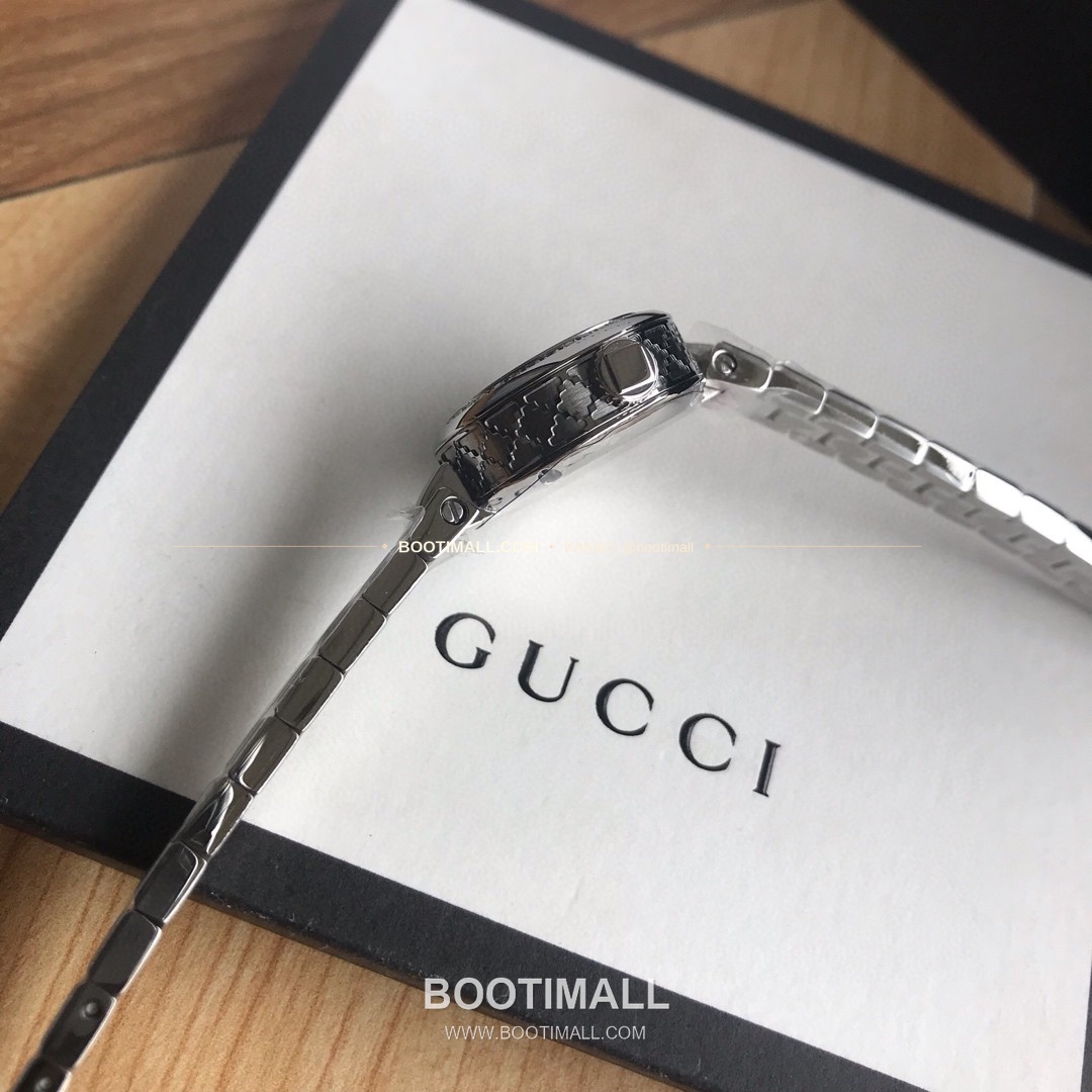 구찌 클래식 다이아 다이얼 스틸 여성용 쿼츠 시계 Gucci Classic Diamond Dial Steel Ladies Quartz Watch 22mm 5