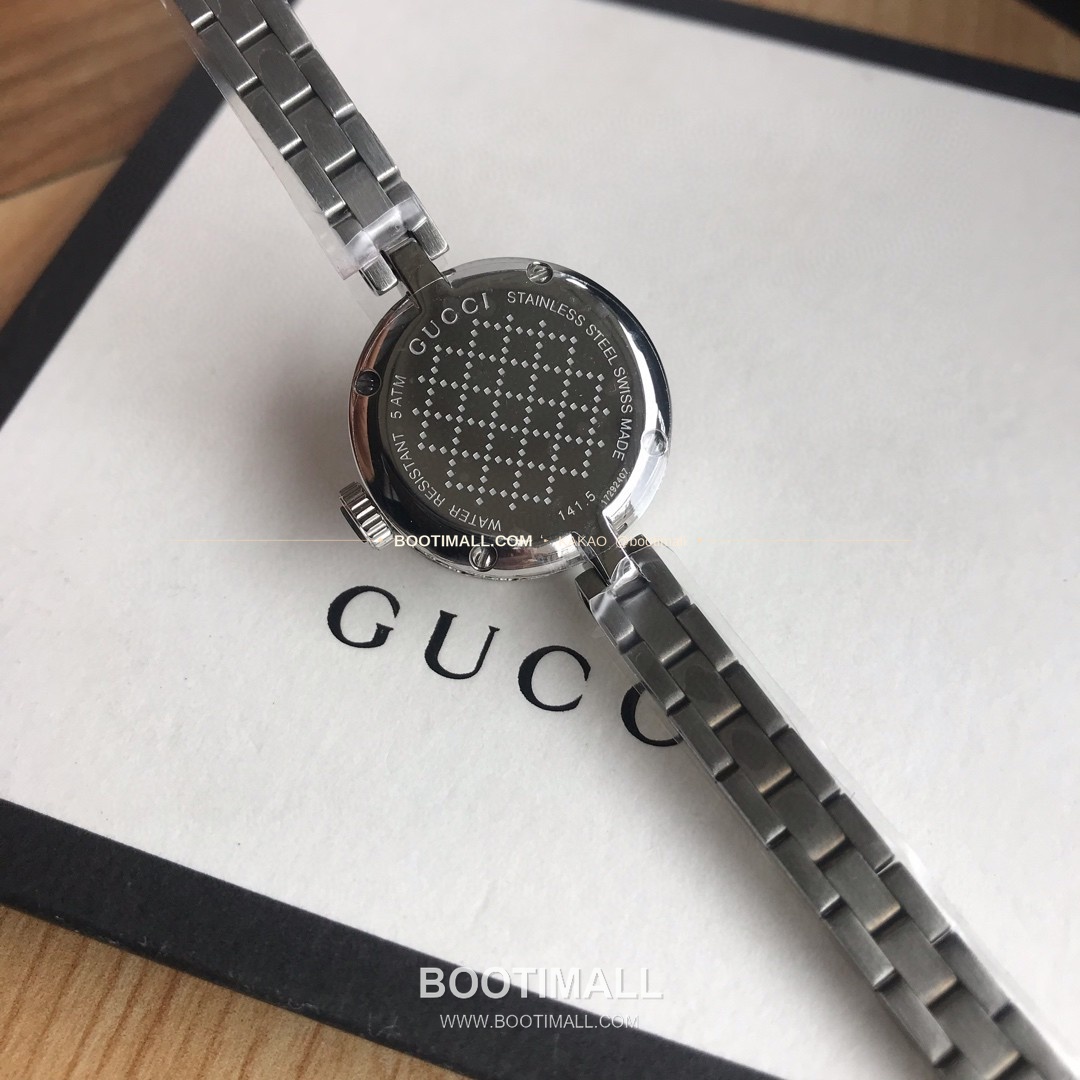 구찌 클래식 다이아 다이얼 스틸 여성용 쿼츠 시계 Gucci Classic Diamond Dial Steel Ladies Quartz Watch 22mm 6