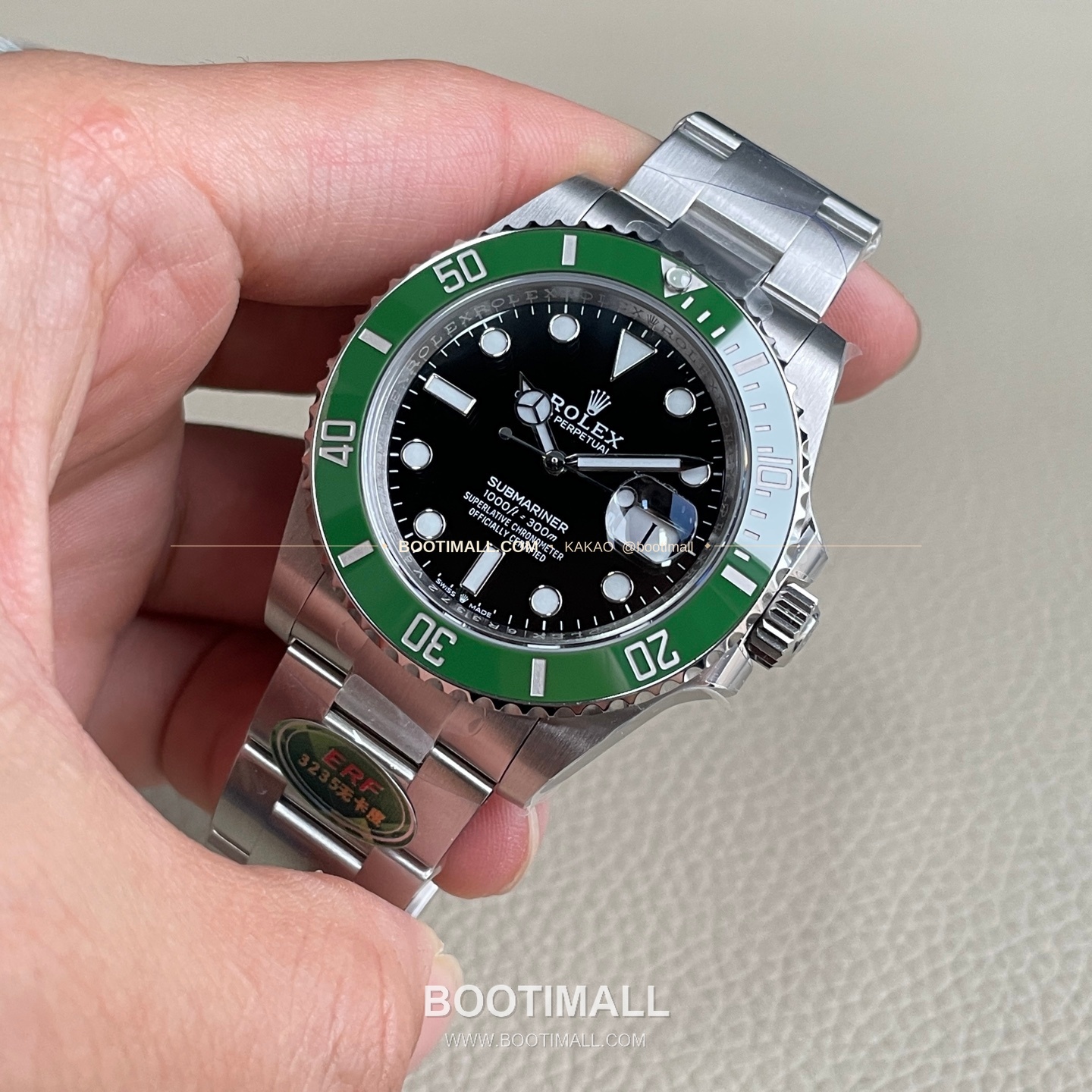 롤렉스 서브마리너 데이트 그린 세라믹베젤 오토매틱 Rolex Submariner Date Green Ceramic Bezel Automatic 41mm 3