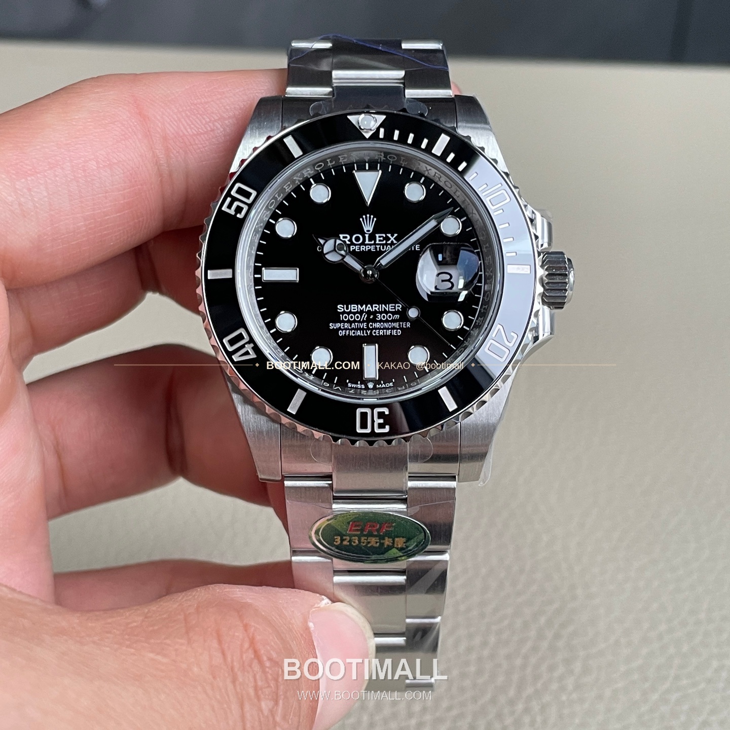 롤렉스 서브마리너 데이트 블랙 세라믹베젤 오토매틱 Rolex Submariner Date Green Ceramic Bezel Automatic 41mm 1