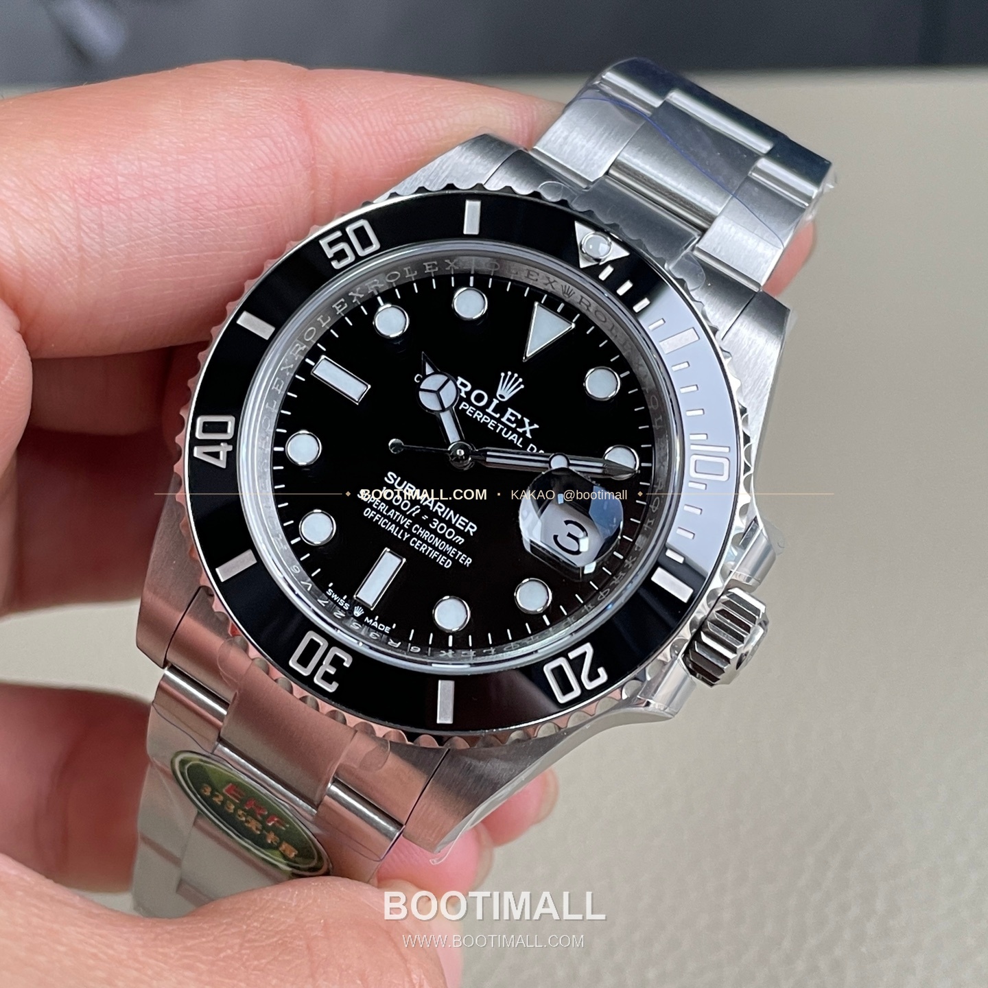 롤렉스 서브마리너 데이트 블랙 세라믹베젤 오토매틱 Rolex Submariner Date Green Ceramic Bezel Automatic 41mm 5