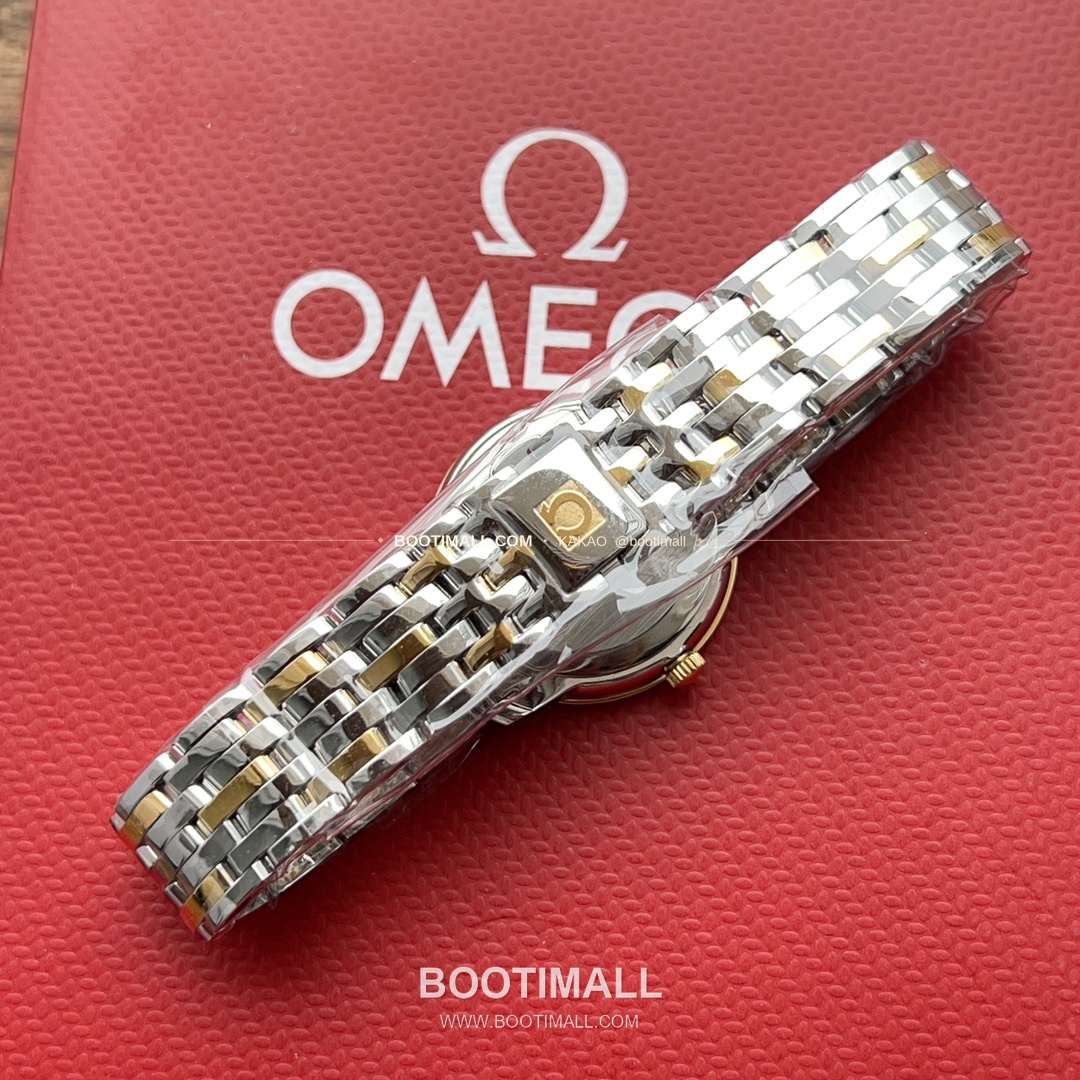 오메가 드빌 다이아 인덱스 스틸 여성용 쿼츠 시계 Omega De Ville Diamond Index Steel Ladies Quartz Watch 27mm 15