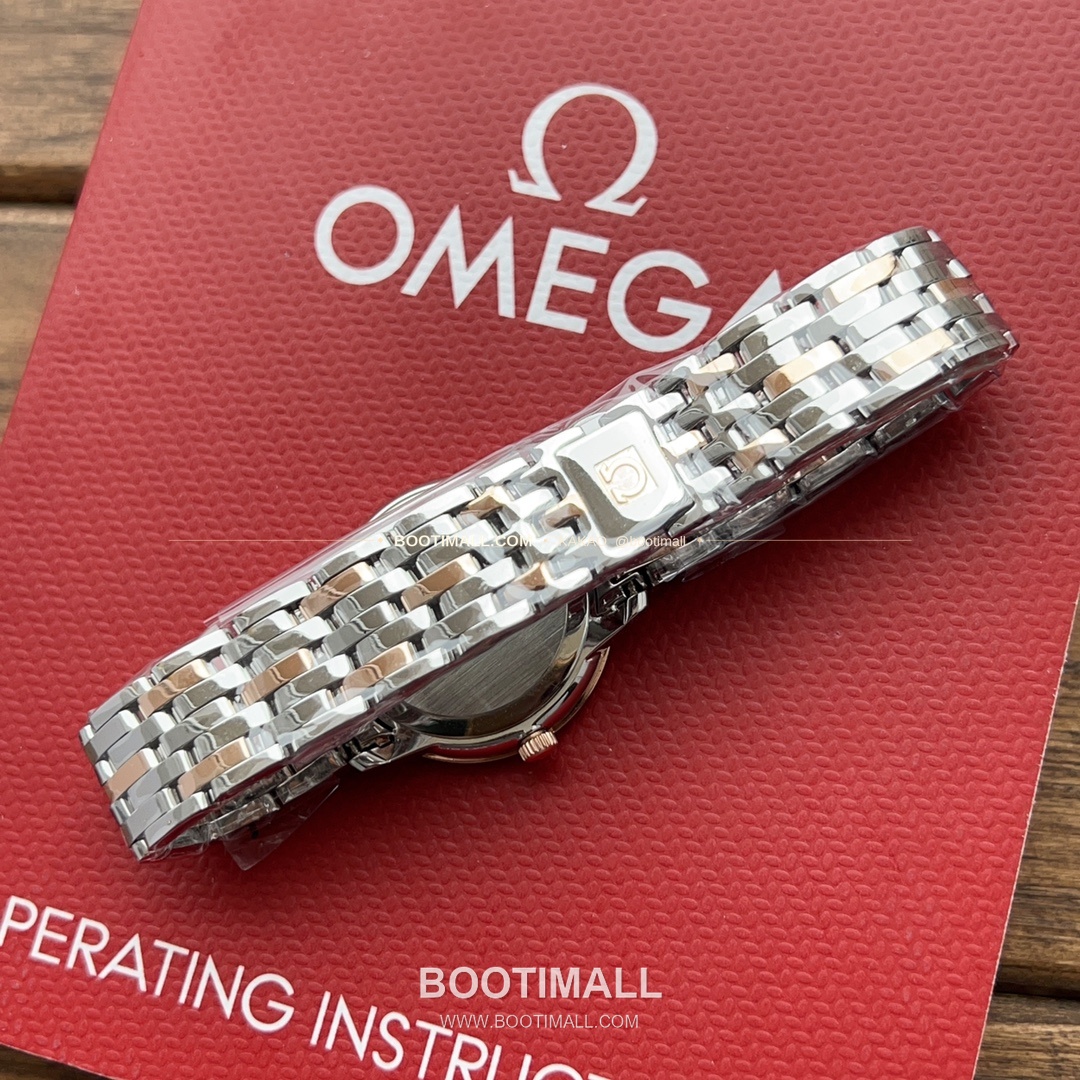 오메가 드빌 다이아 인덱스 로마인덱스 스틸 여성용 쿼츠 시계 Omega De Ville Diamond Index Roman Dial Steel Ladies Quartz Watch 27mm 13