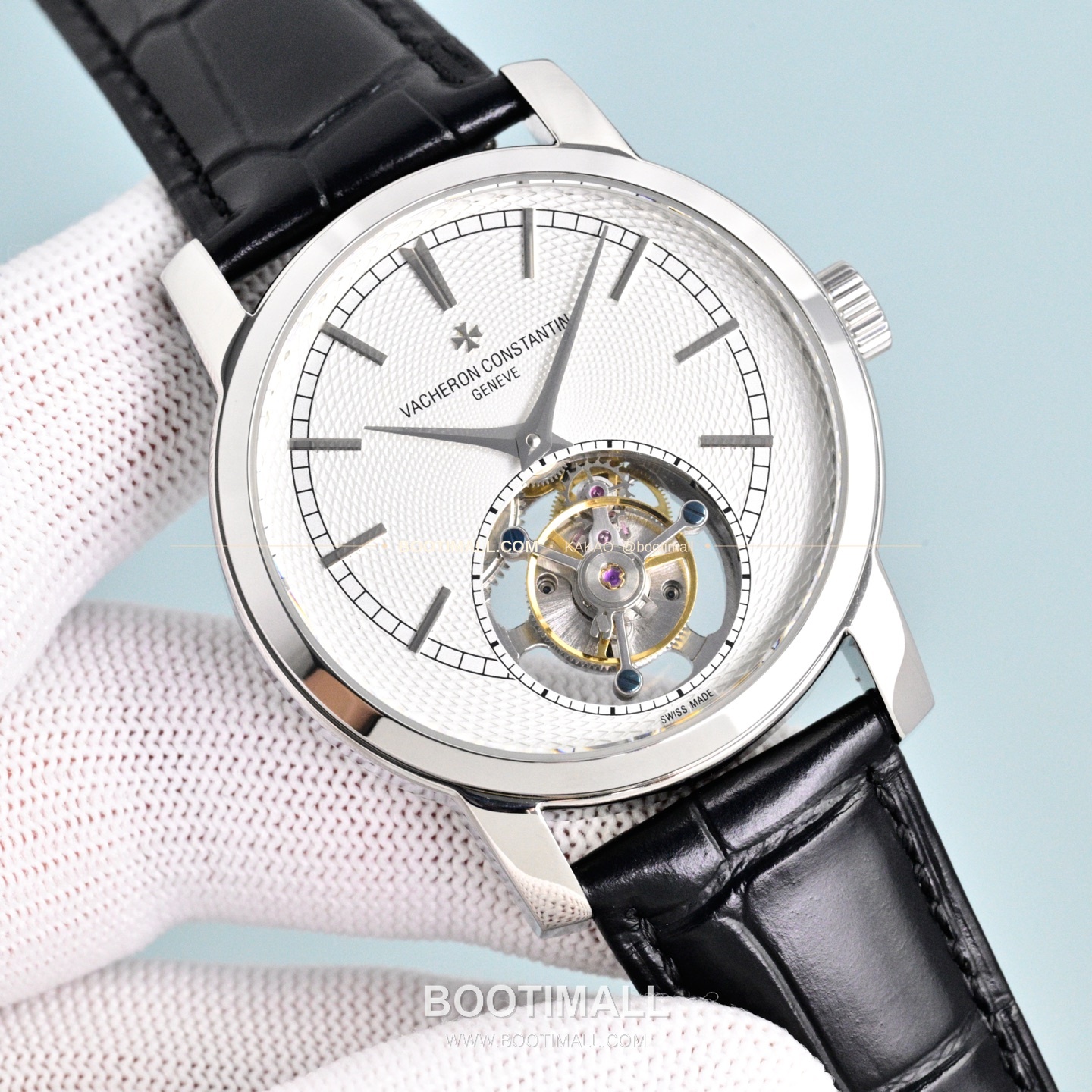 바쉐론콘스탄틴 트래디셔널 투르비용 선레이다이얼 수동 시계 Vacheron Constantin Traditionnelle Tourbillon Sunray Dial Manual Watch 42mm 1