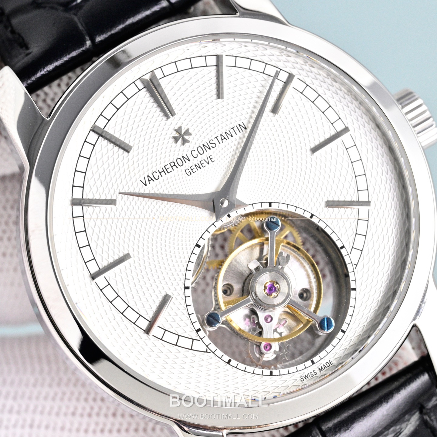 바쉐론콘스탄틴 트래디셔널 투르비용 선레이다이얼 수동 시계 Vacheron Constantin Traditionnelle Tourbillon Sunray Dial Manual Watch 42mm 4