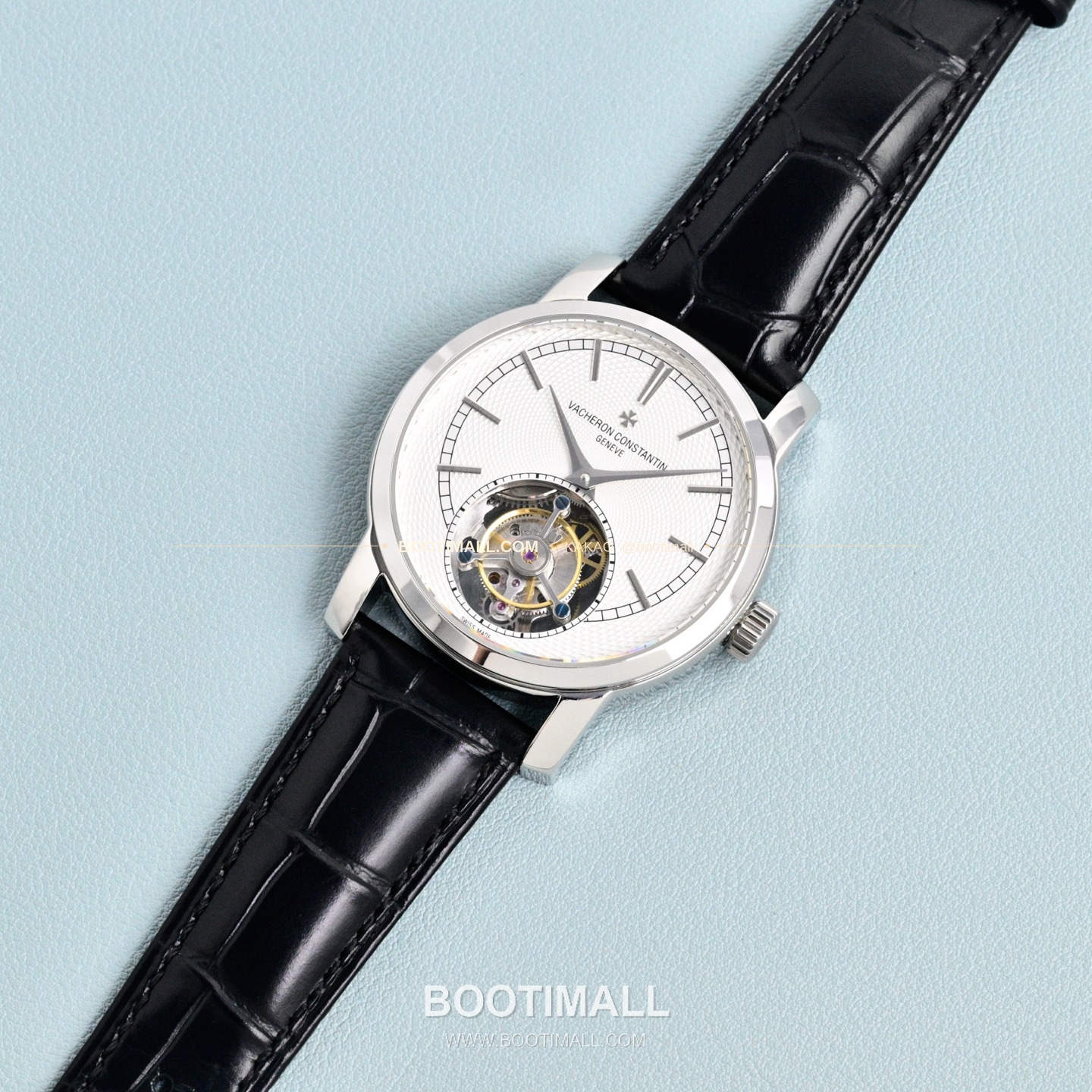 바쉐론콘스탄틴 트래디셔널 투르비용 선레이다이얼 수동 시계 Vacheron Constantin Traditionnelle Tourbillon Sunray Dial Manual Watch 42mm 5