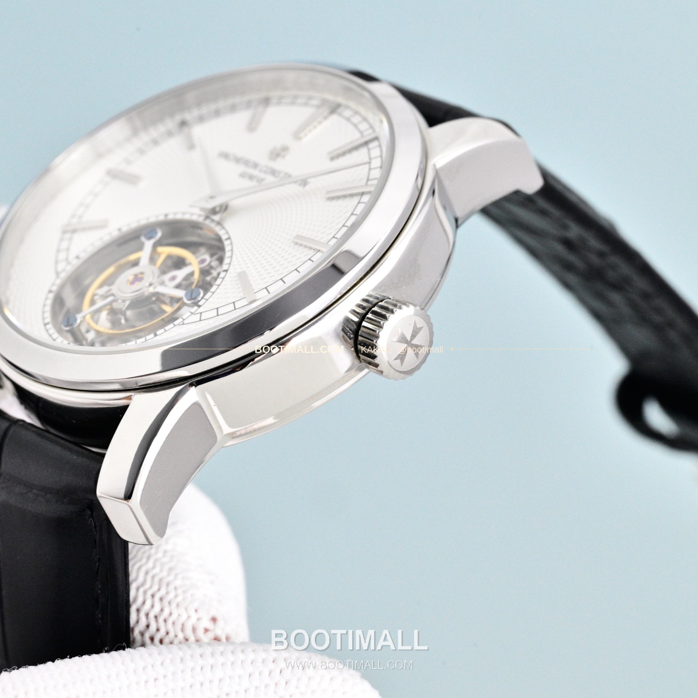 바쉐론콘스탄틴 트래디셔널 투르비용 선레이다이얼 수동 시계 Vacheron Constantin Traditionnelle Tourbillon Sunray Dial Manual Watch 42mm 6