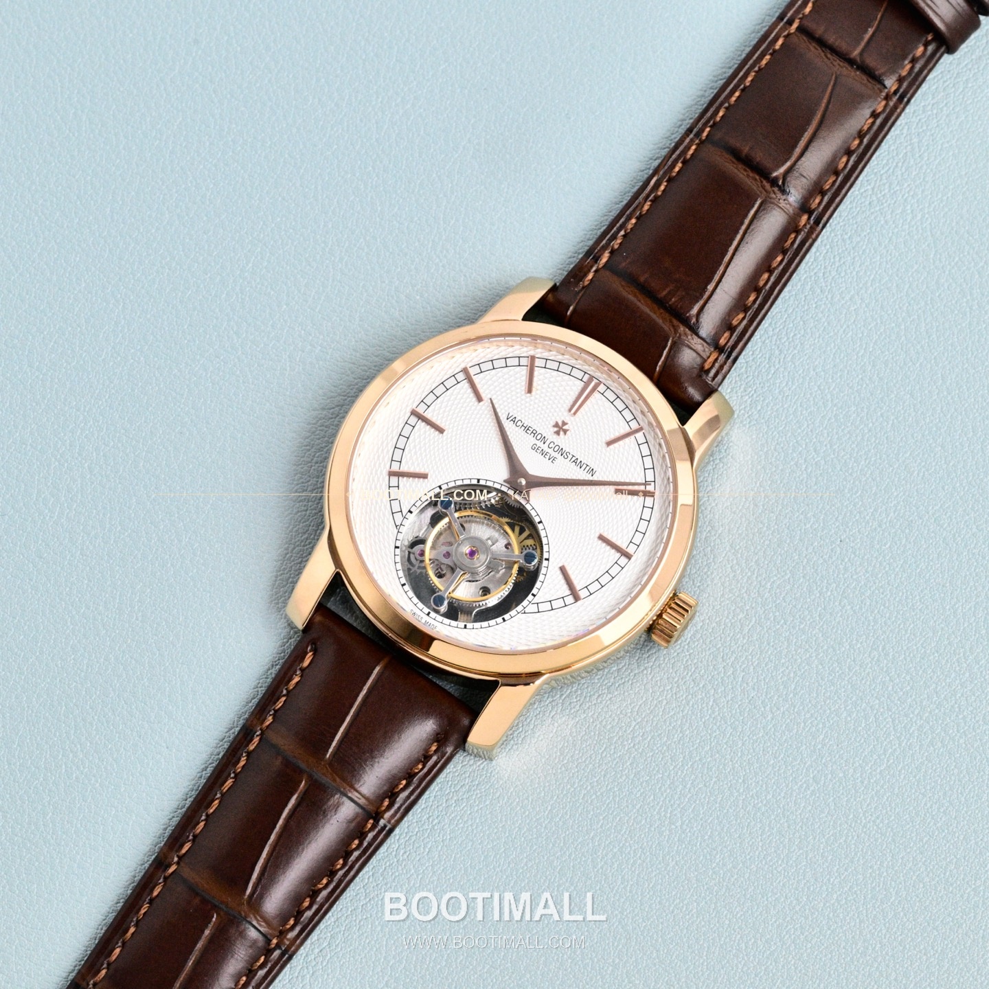바쉐론콘스탄틴 트래디셔널 투르비용 선레이다이얼 수동 시계 Vacheron Constantin Traditionnelle Tourbillon Sunray Dial Manual Watch 42mm 5